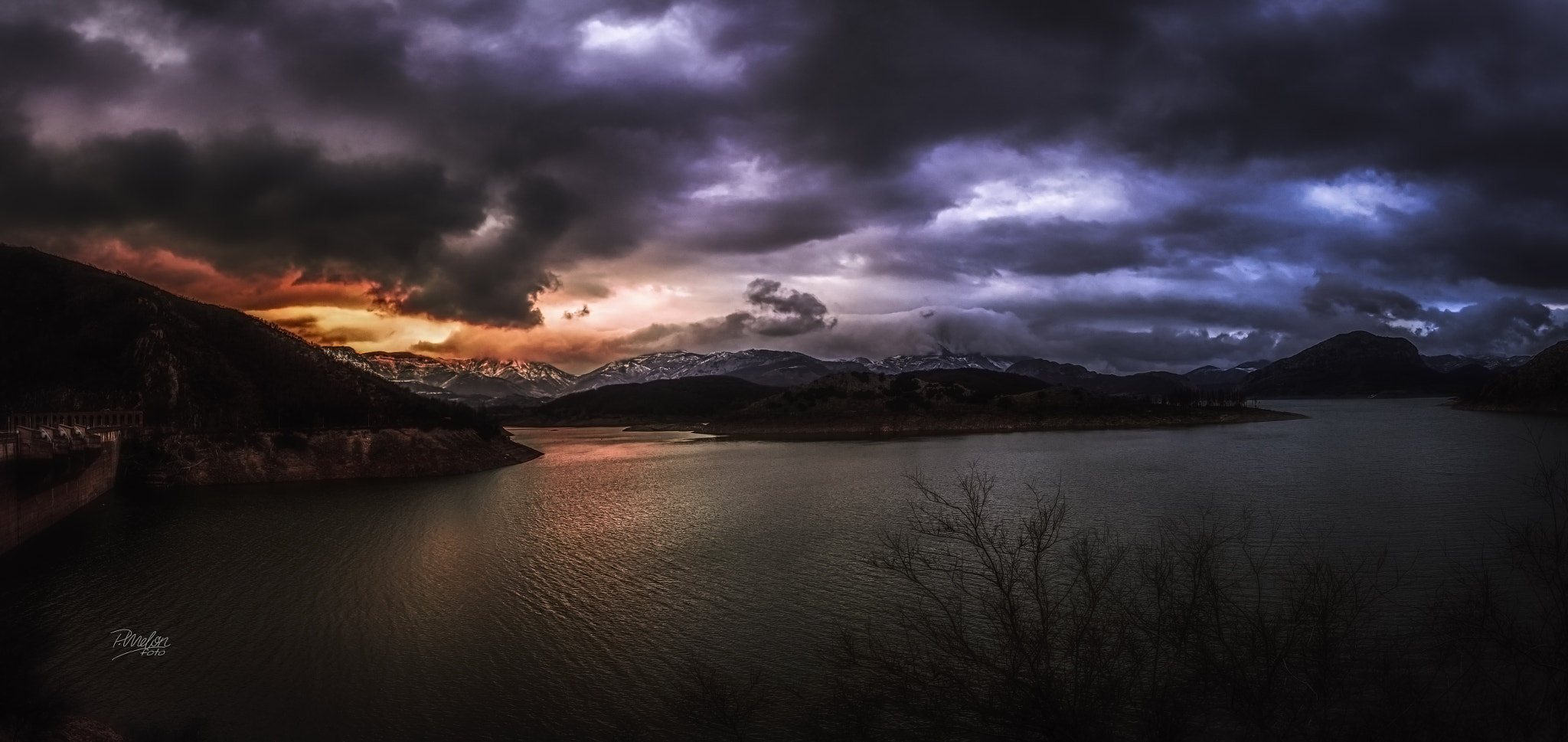 Tamron 16-300mm F3.5-6.3 Di II VC PZD Macro sample photo. Embalse del porma 5 images pano photography
