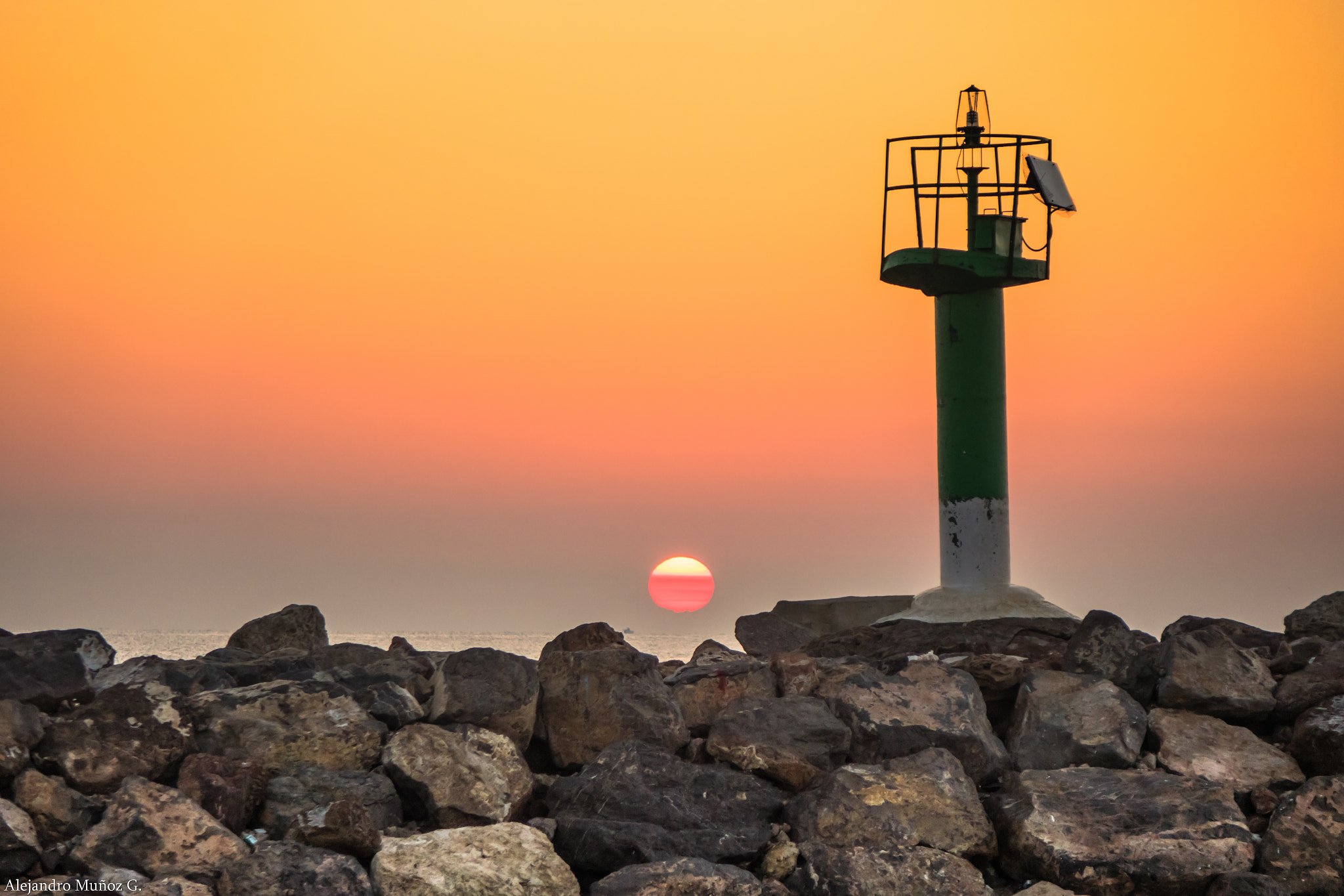 Sony Cyber-shot DSC-RX10 sample photo. Sunrise with saharan dust (alboraya) photography