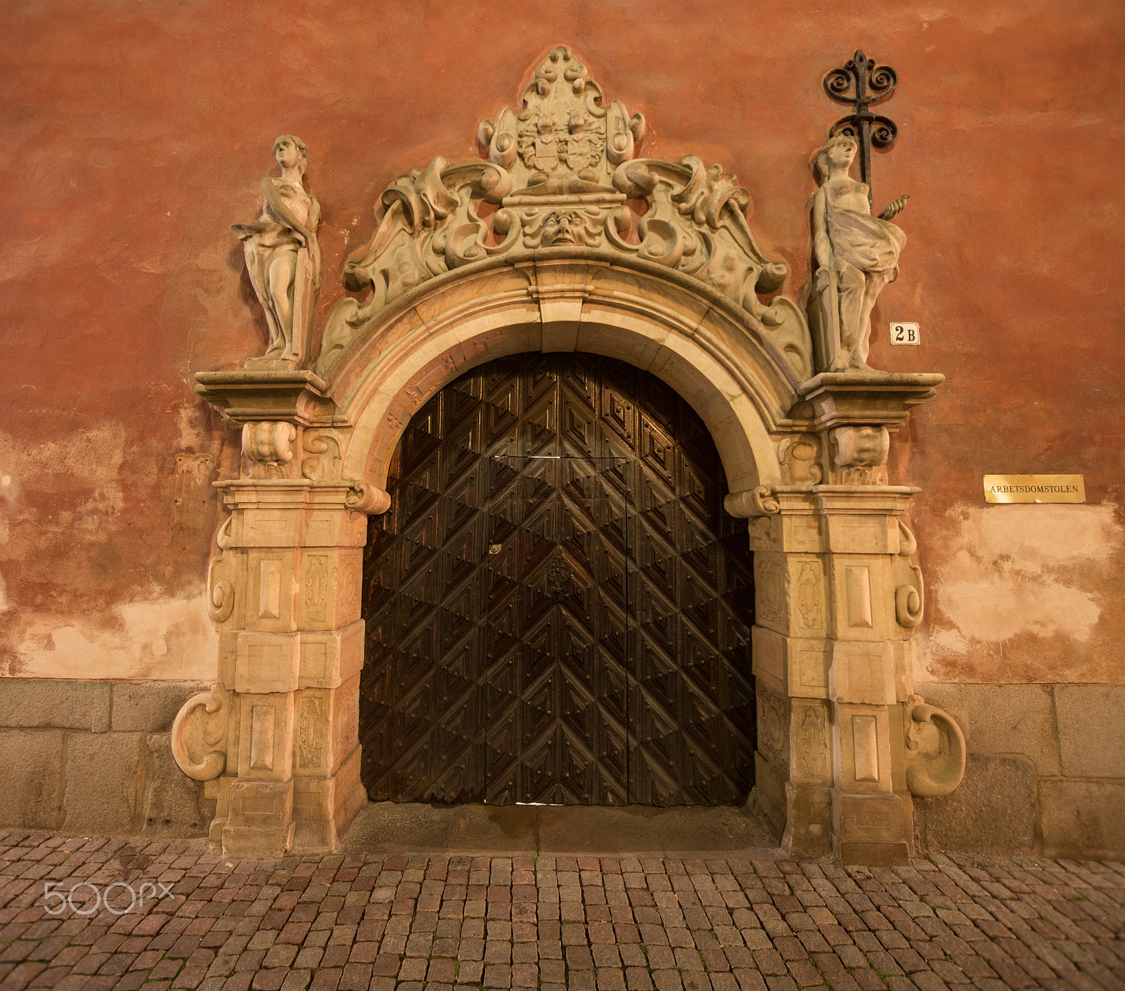 Sigma 10-20mm F3.5 EX DC HSM sample photo. Vintage entrance to the arbetsdomstolen in stockho photography