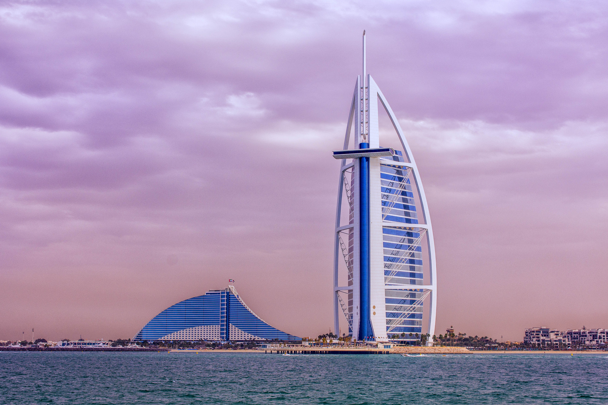 Sigma 24-70mm F2.8 EX DG HSM sample photo. Burj al arab photography