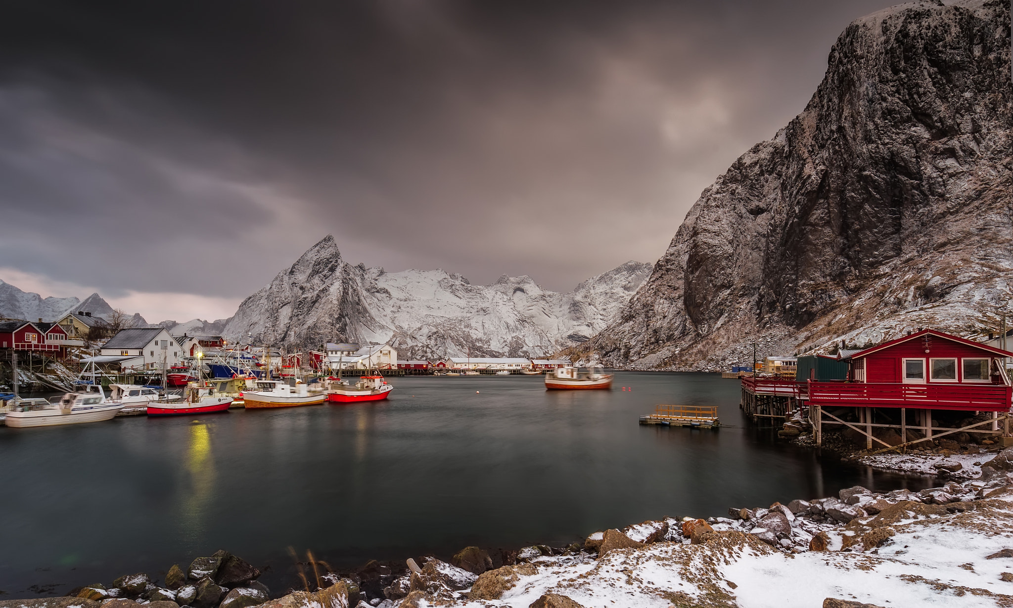 Sony a7 sample photo. The  fishermen village at reine photography