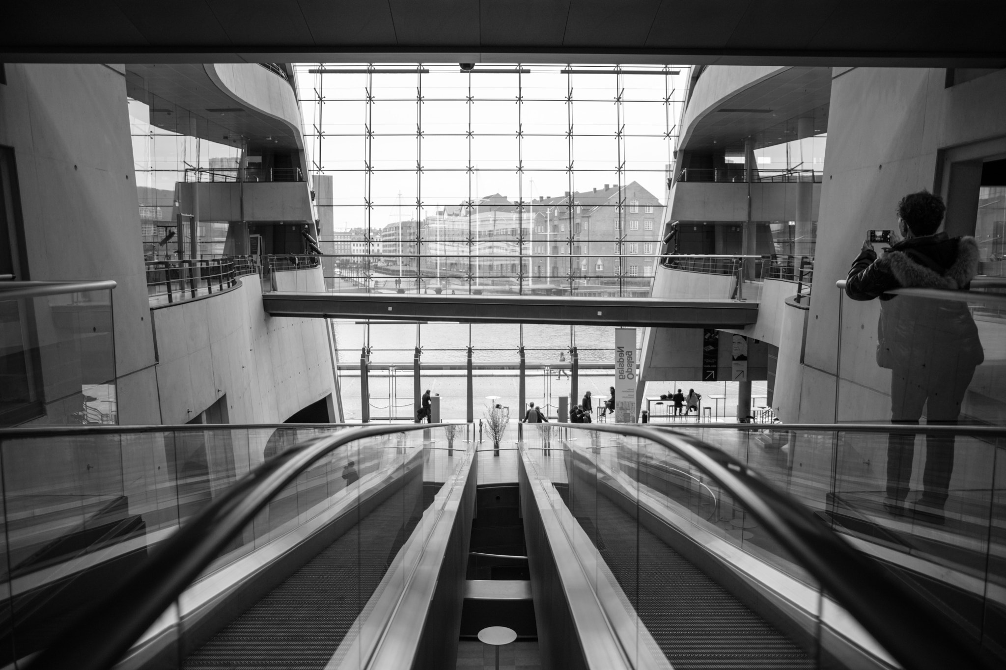 Sony a6500 + 18-35mm F1.8 DC HSM | Art 013 sample photo. The black diamond library in copenhagen photography