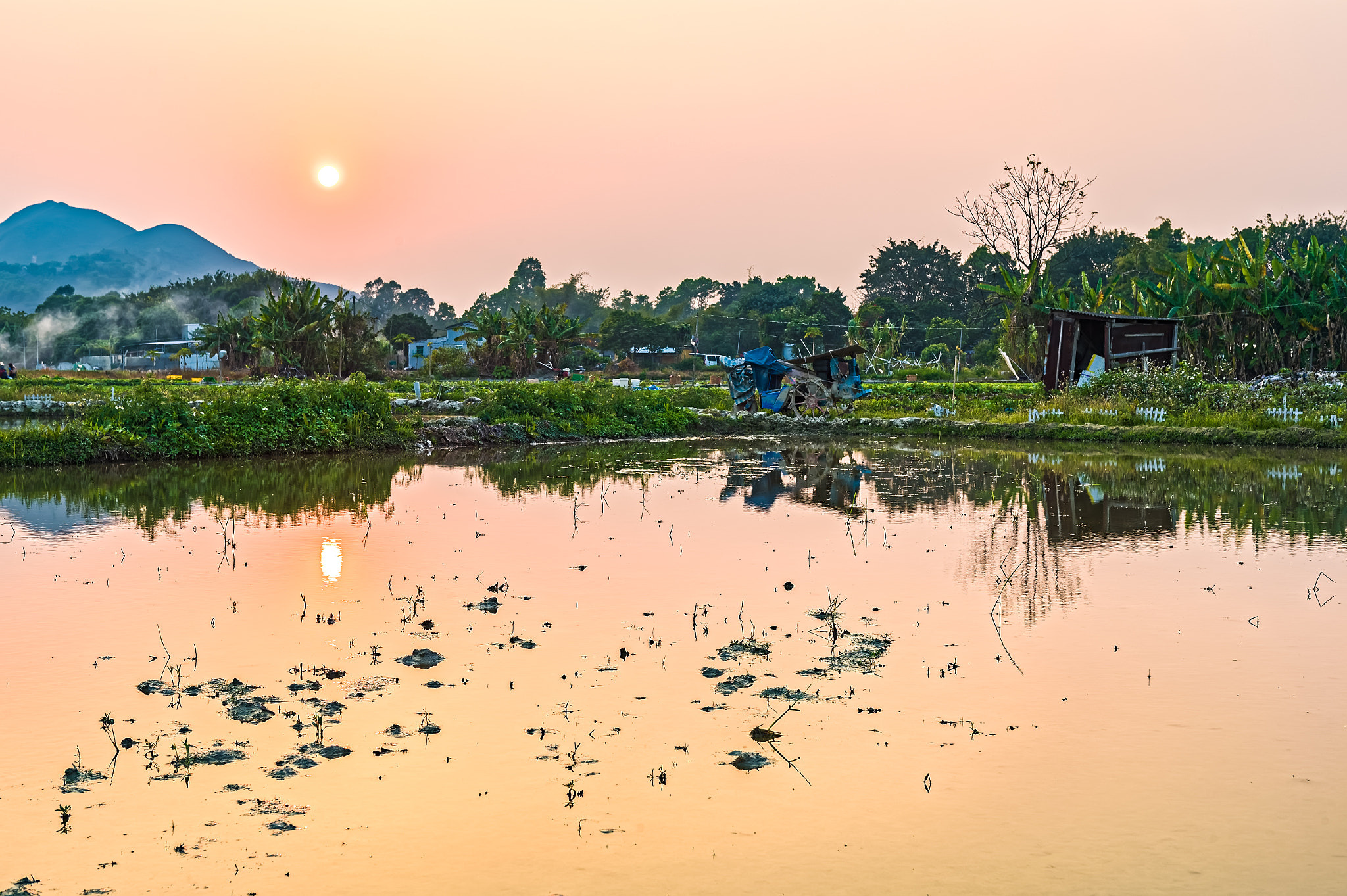 Nikon D4S sample photo. Sunset at long valley, hong kong photography