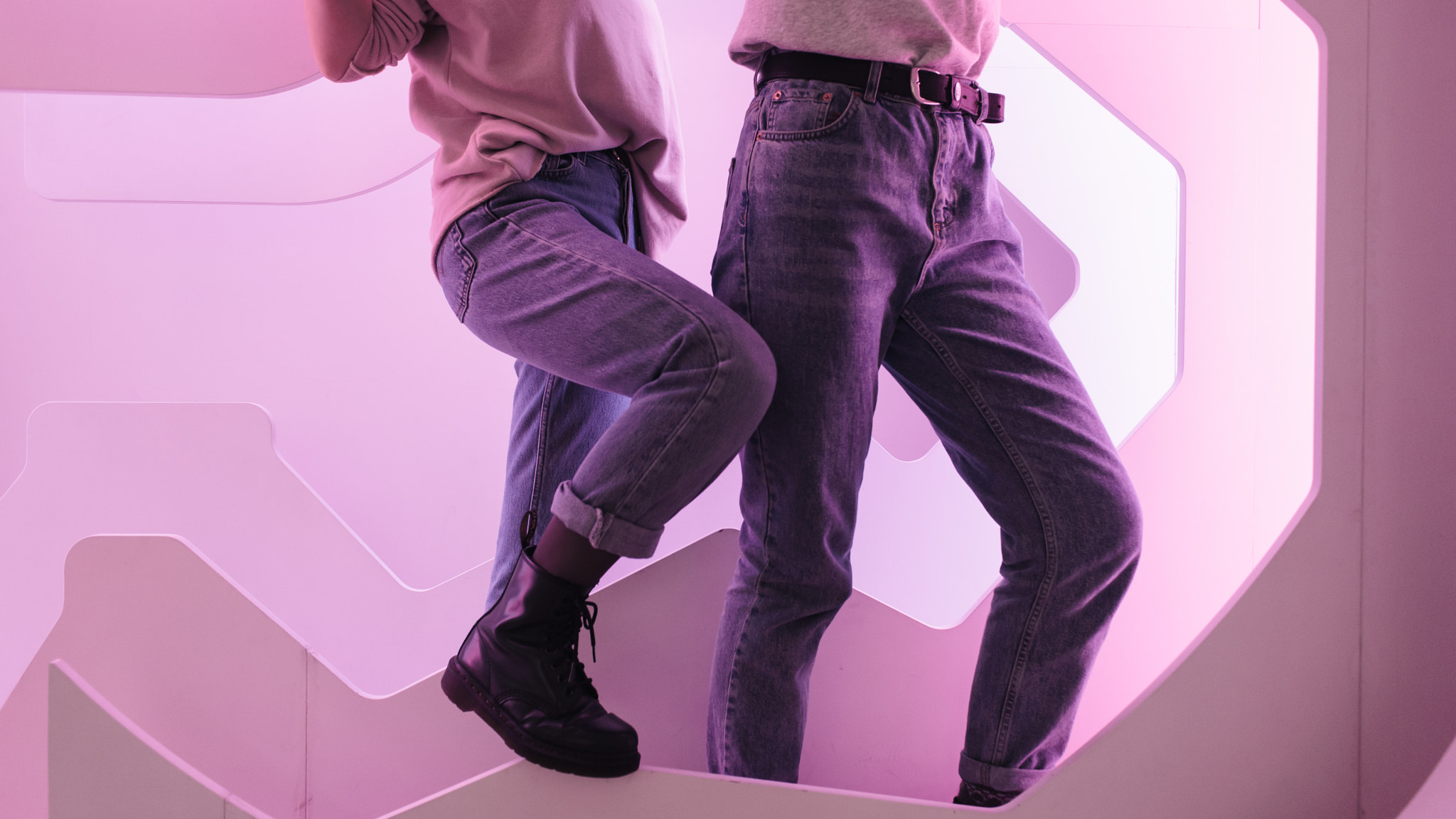 Nikon D610 + Nikon AF Nikkor 28mm F2.8D sample photo. Pink neon photography