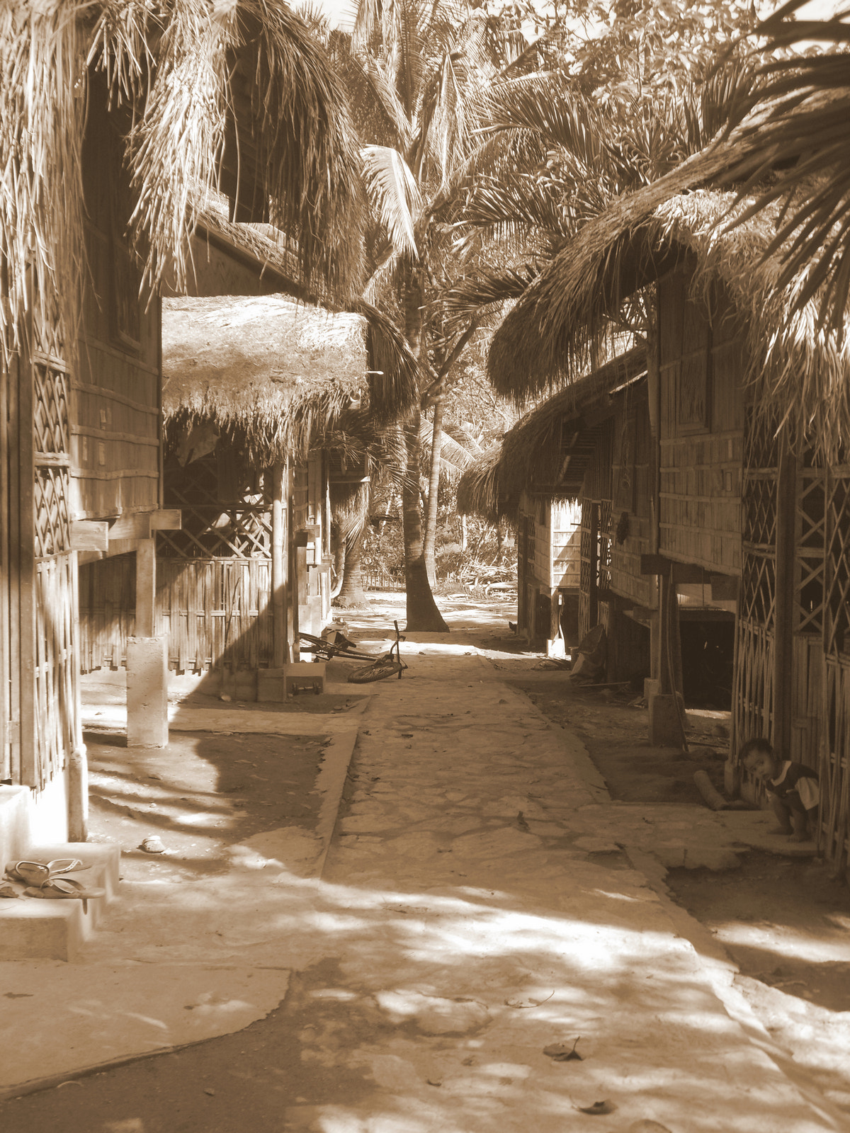 Nikon Coolpix S6200 sample photo. Visiting the mangyan people a street in the mangyan village photography