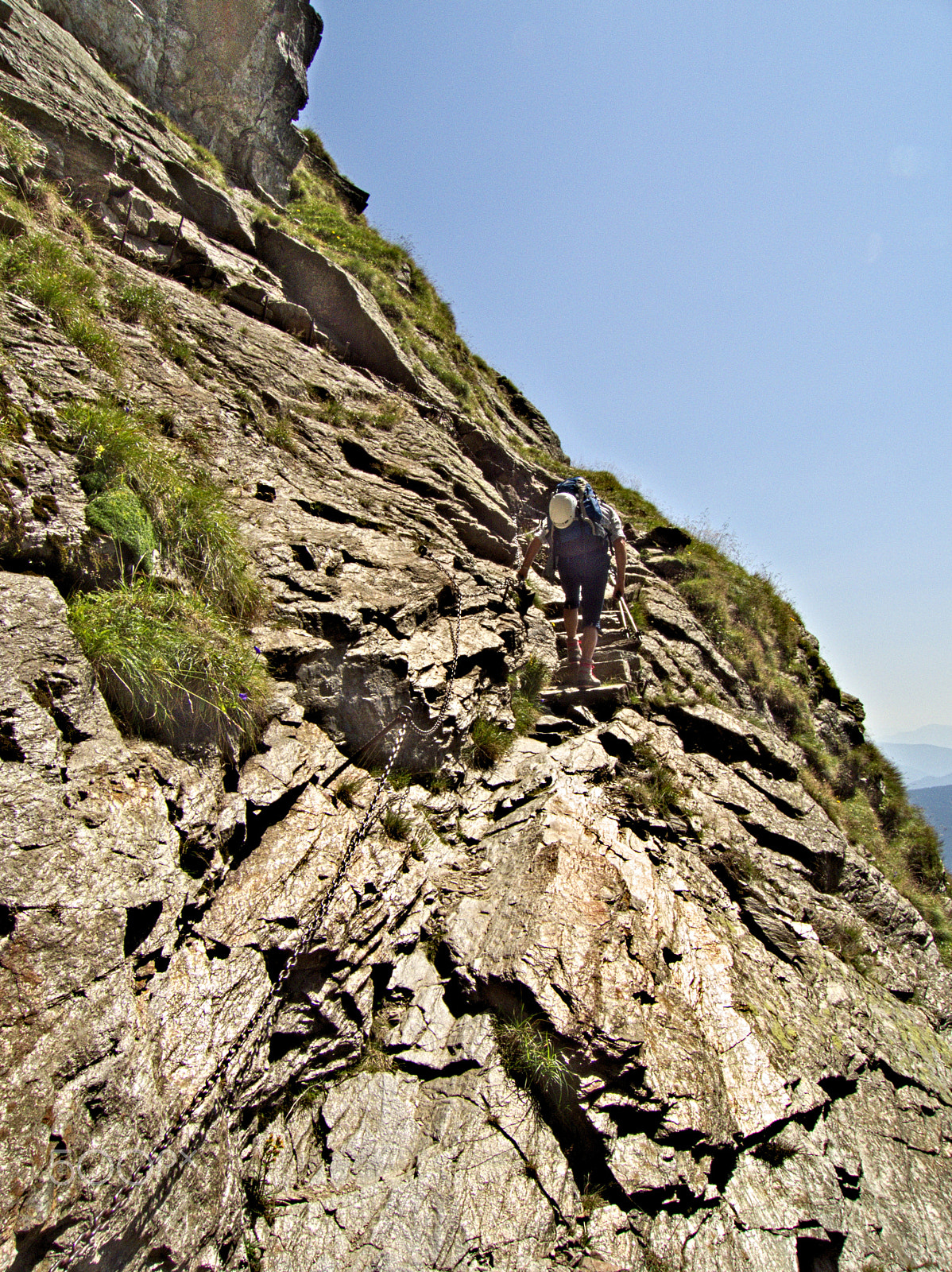 Kodak EasyShare Z990 (EasyShare Max) sample photo. Via ferrata ii [texel group, italy] photography