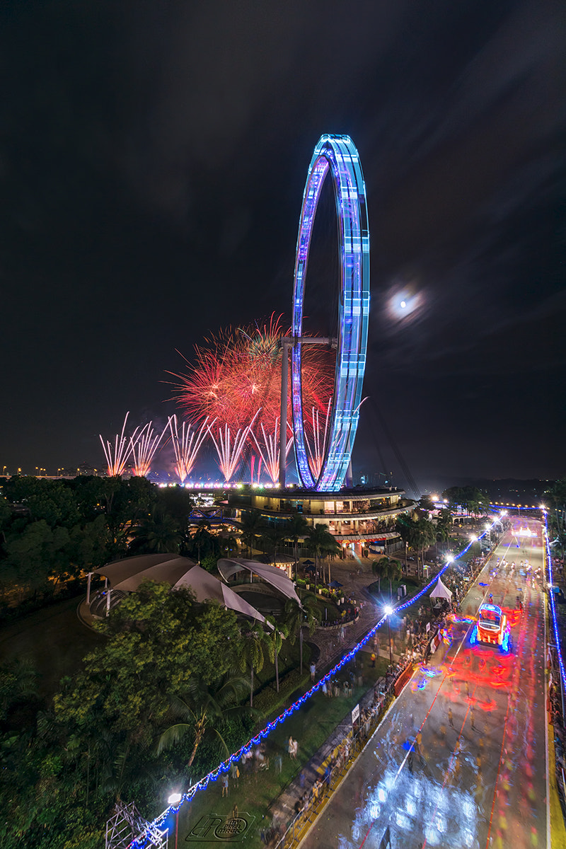 Sony a6000 sample photo. Chingay fireworks photography