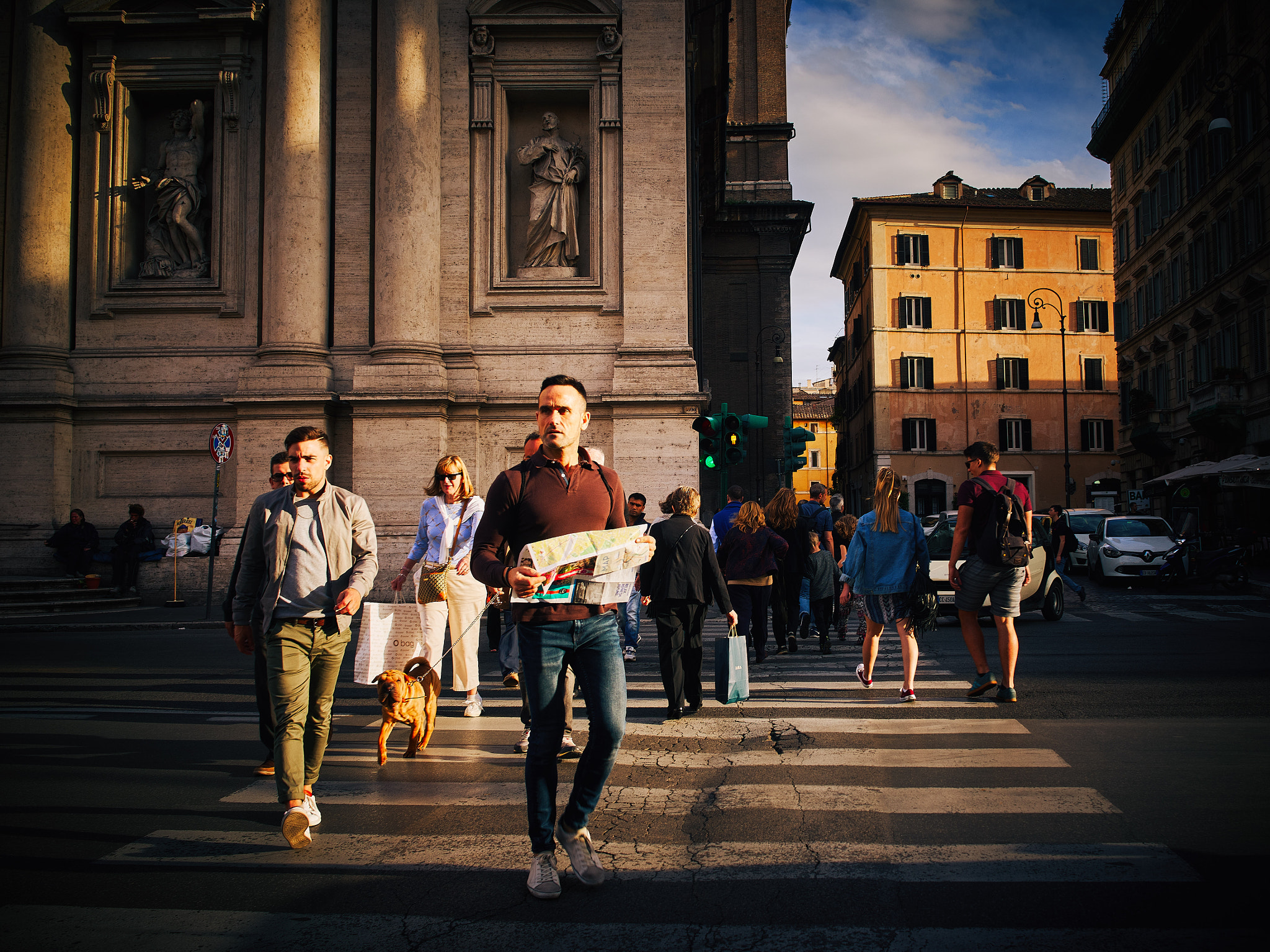 Sony FE 28mm F2 sample photo. A man and his trusty map photography