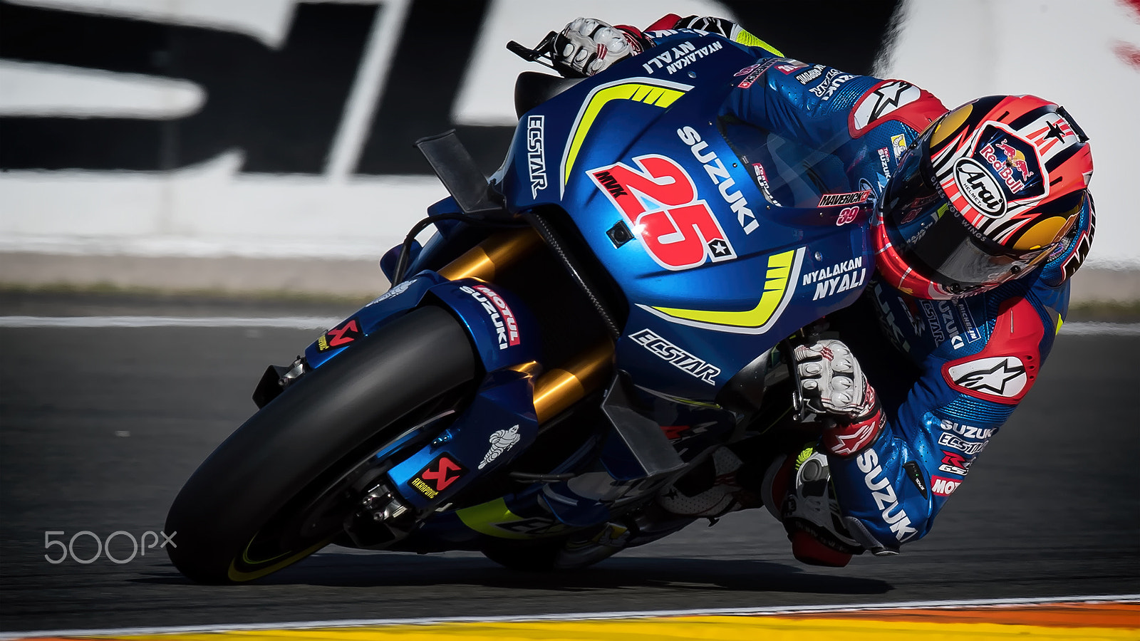 Canon EOS-1D X Mark II sample photo. Maverik vinales suzuki motogp team photography