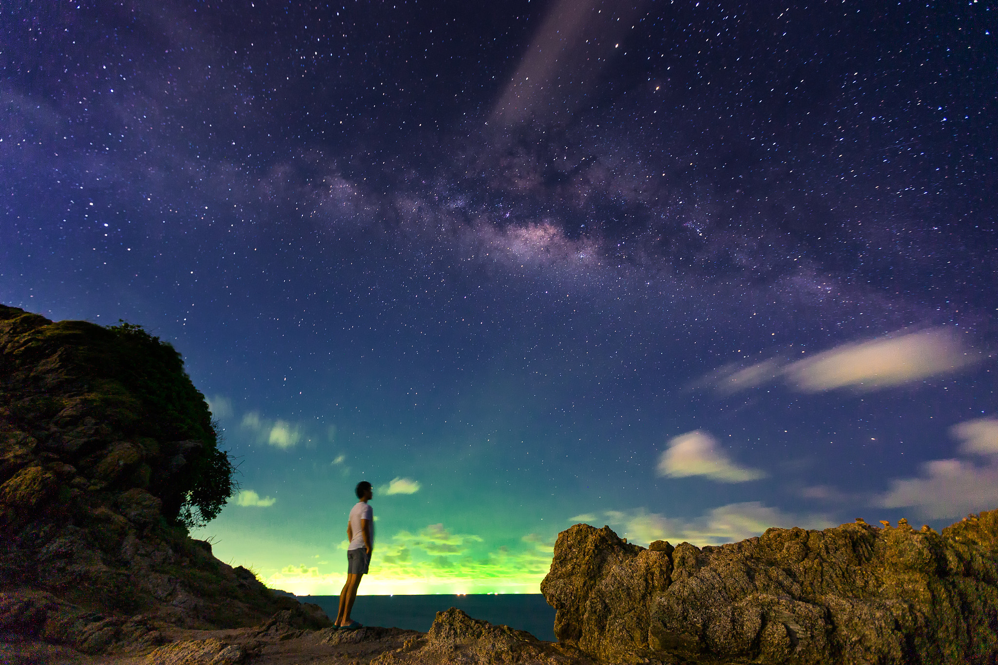 Canon EF 16-35mm F2.8L II USM sample photo. Standing by milky way photography