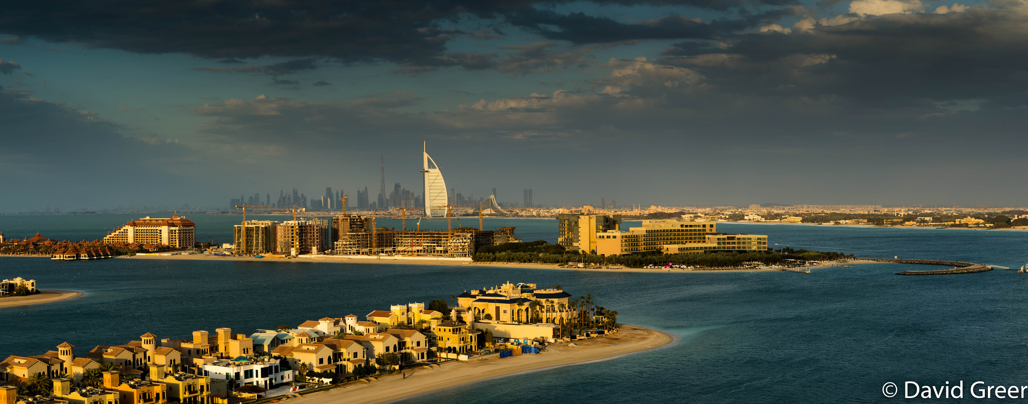 Nikon AF-S Nikkor 70-200mm F2.8G ED VR II sample photo. Palm jumeirah pano photography