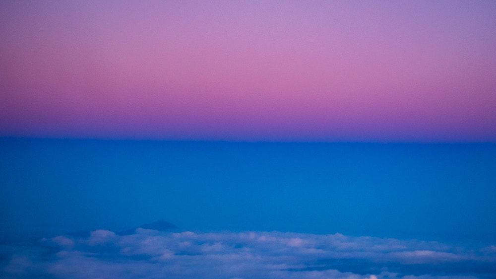 Nikon D5300 + AF Zoom-Nikkor 35-70mm f/3.3-4.5 N sample photo. Nubes desde avion tfe malaga feb photography