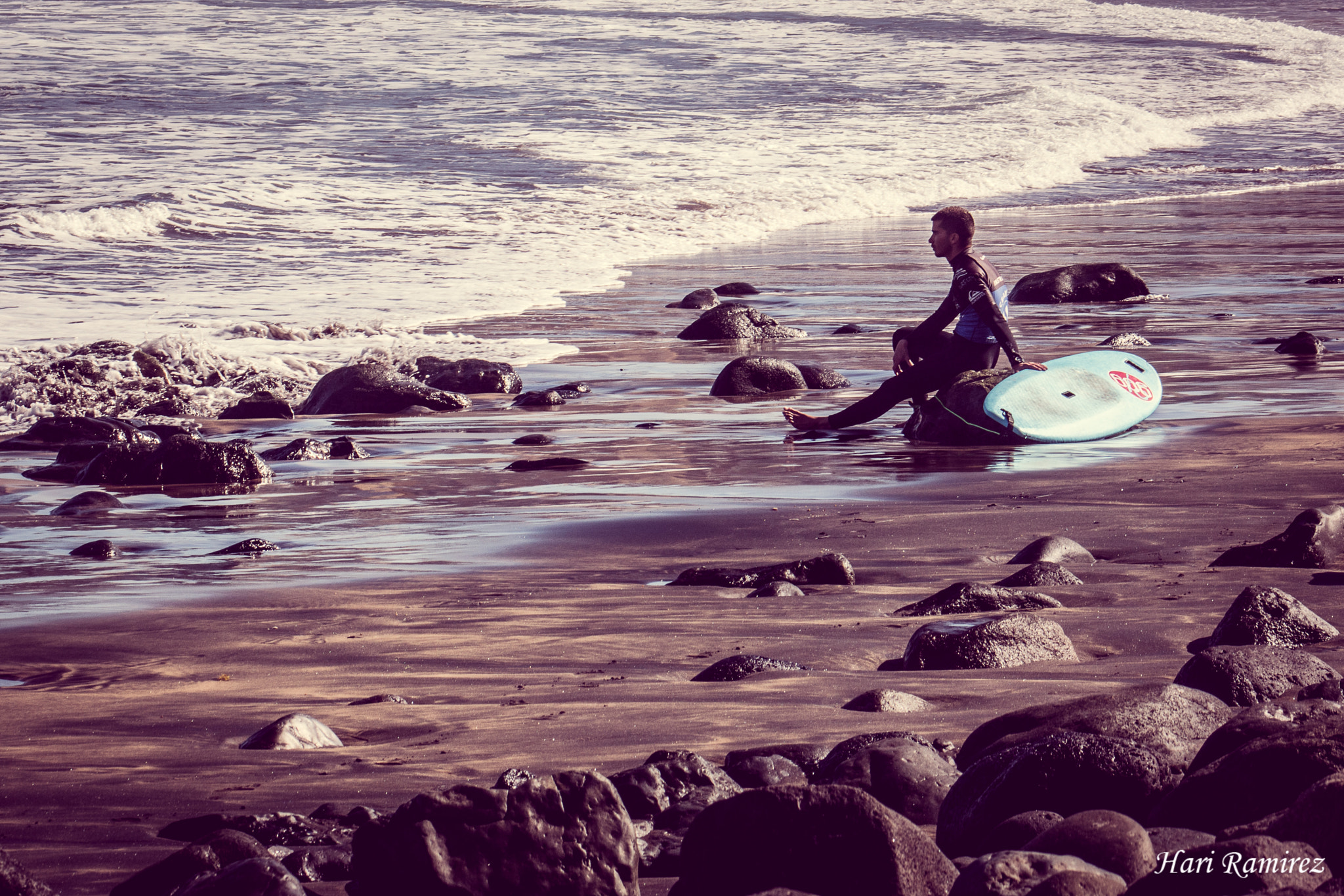 Canon EOS 70D sample photo. Meditando el surf photography