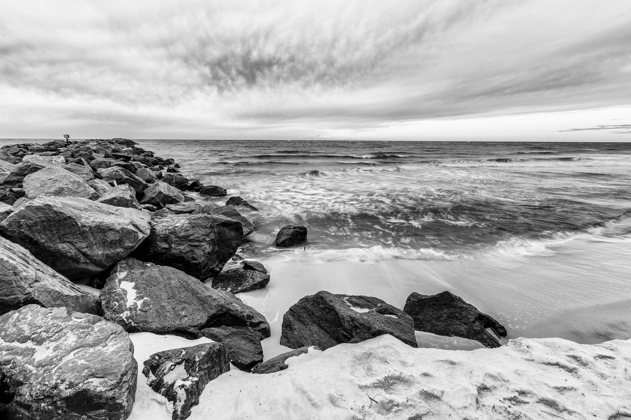 Canon EF 16-35mm F2.8L II USM sample photo. Orange beach jetty photography