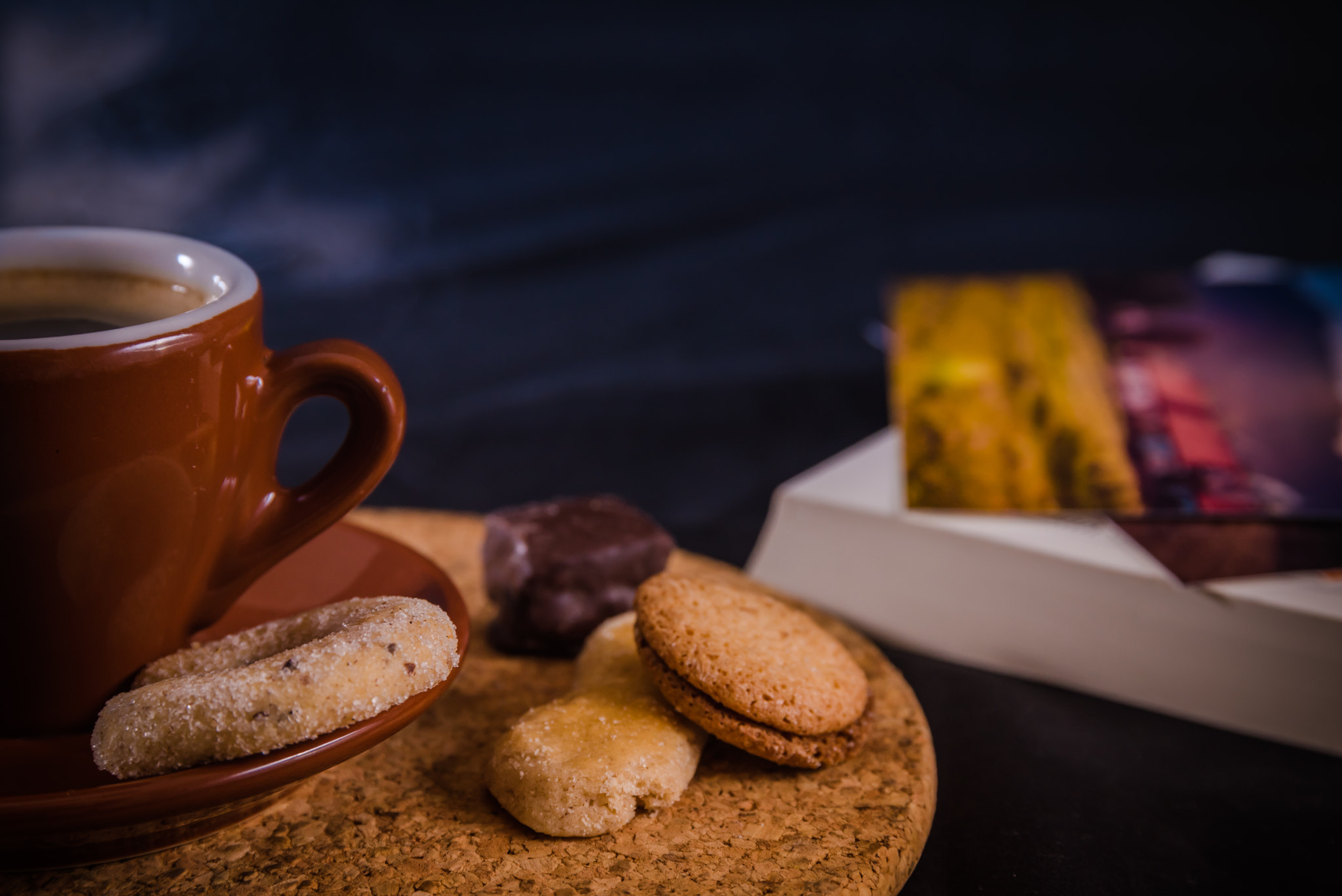 Nikon D750 + Sigma 24-105mm F4 DG OS HSM Art sample photo. Coffee and cookies photography