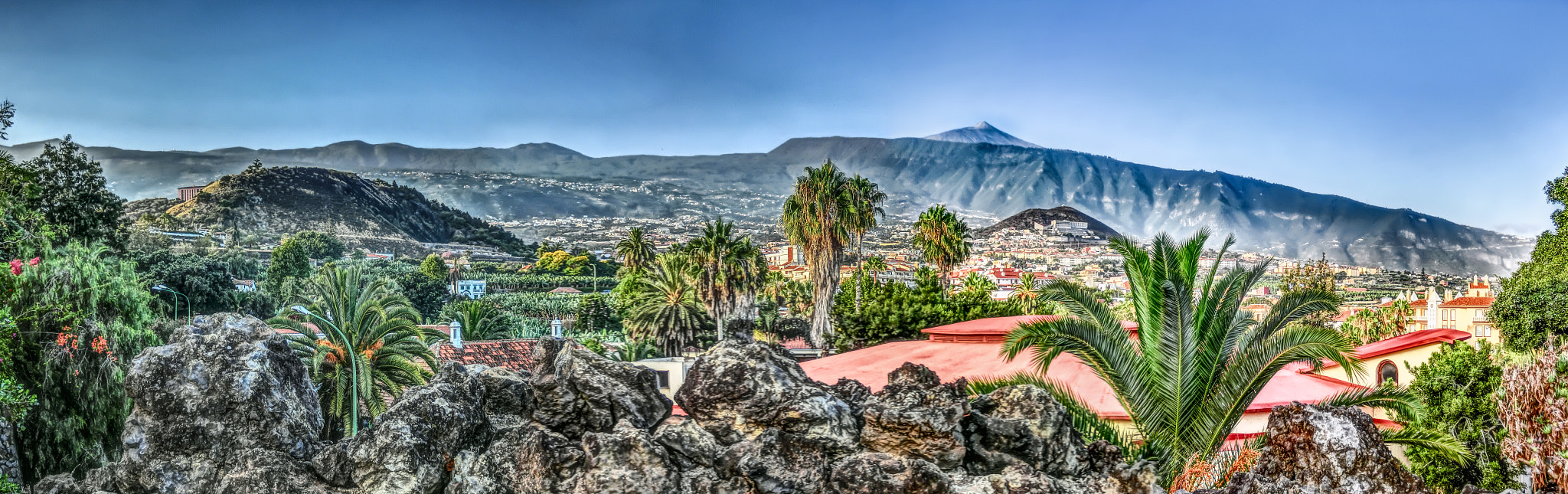 CASIO EX-ZR500 sample photo. Orotava valley tenerife photography