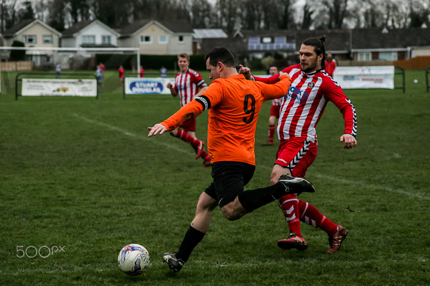 Canon EOS-1D Mark II + Sigma 50-200mm F4-5.6 DC OS HSM sample photo. Kelso thistle vs hawick utd photography