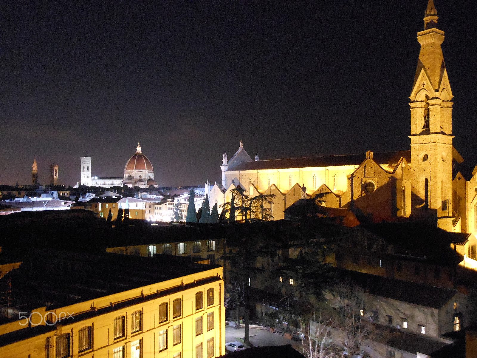 Nikon Coolpix S6100 sample photo. Florence at night photography