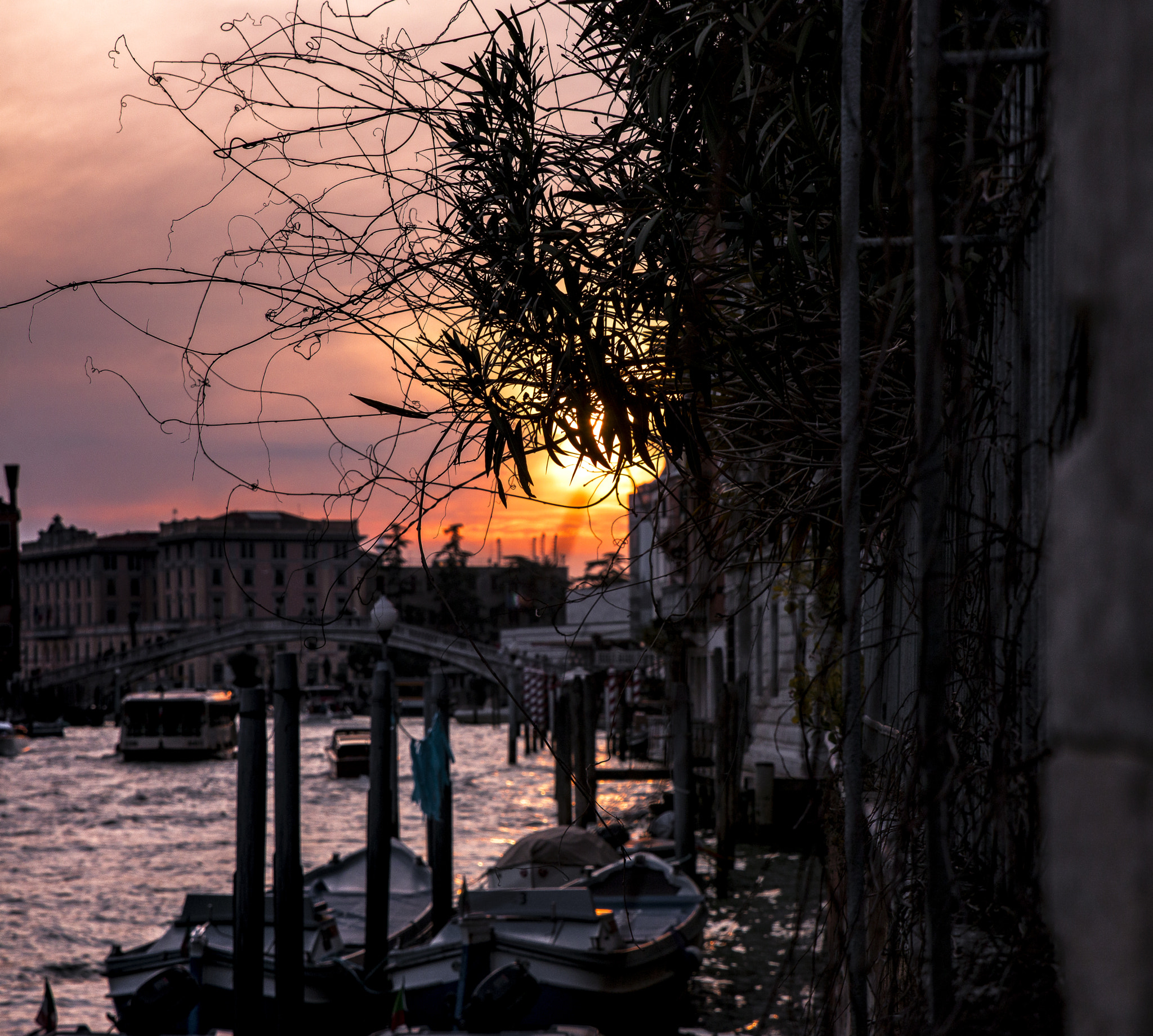 Canon EOS 70D sample photo. View upon the venice's canals at sunset photography