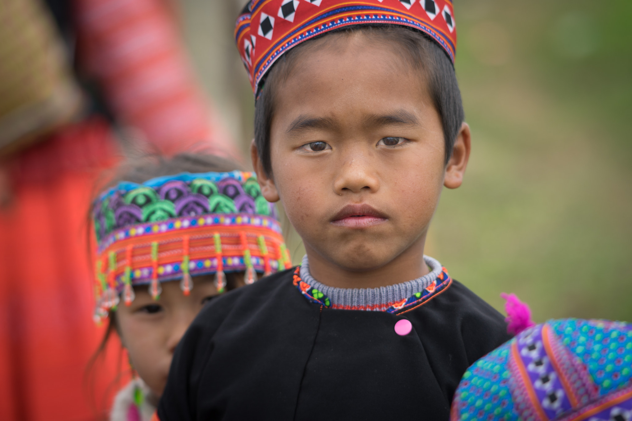Canon EF 70-200mm F2.8L USM sample photo. A hmong boy in moc chau, son la, vietnam photography