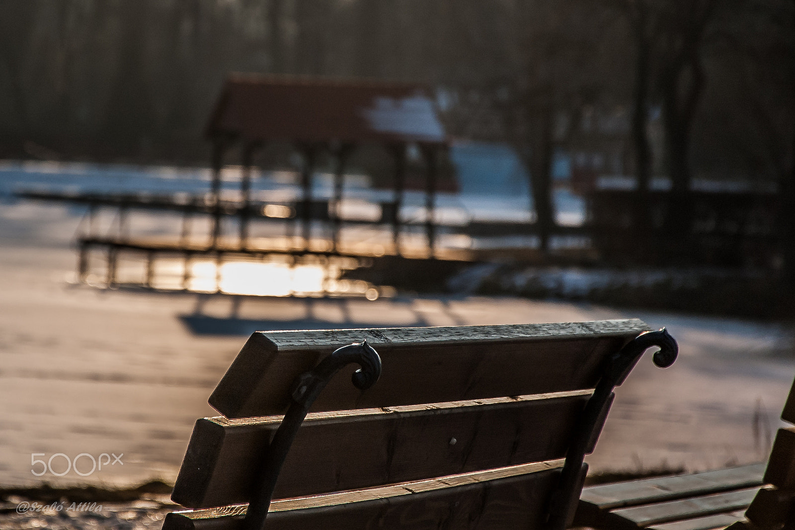 Nikon D70s sample photo. Bench photography