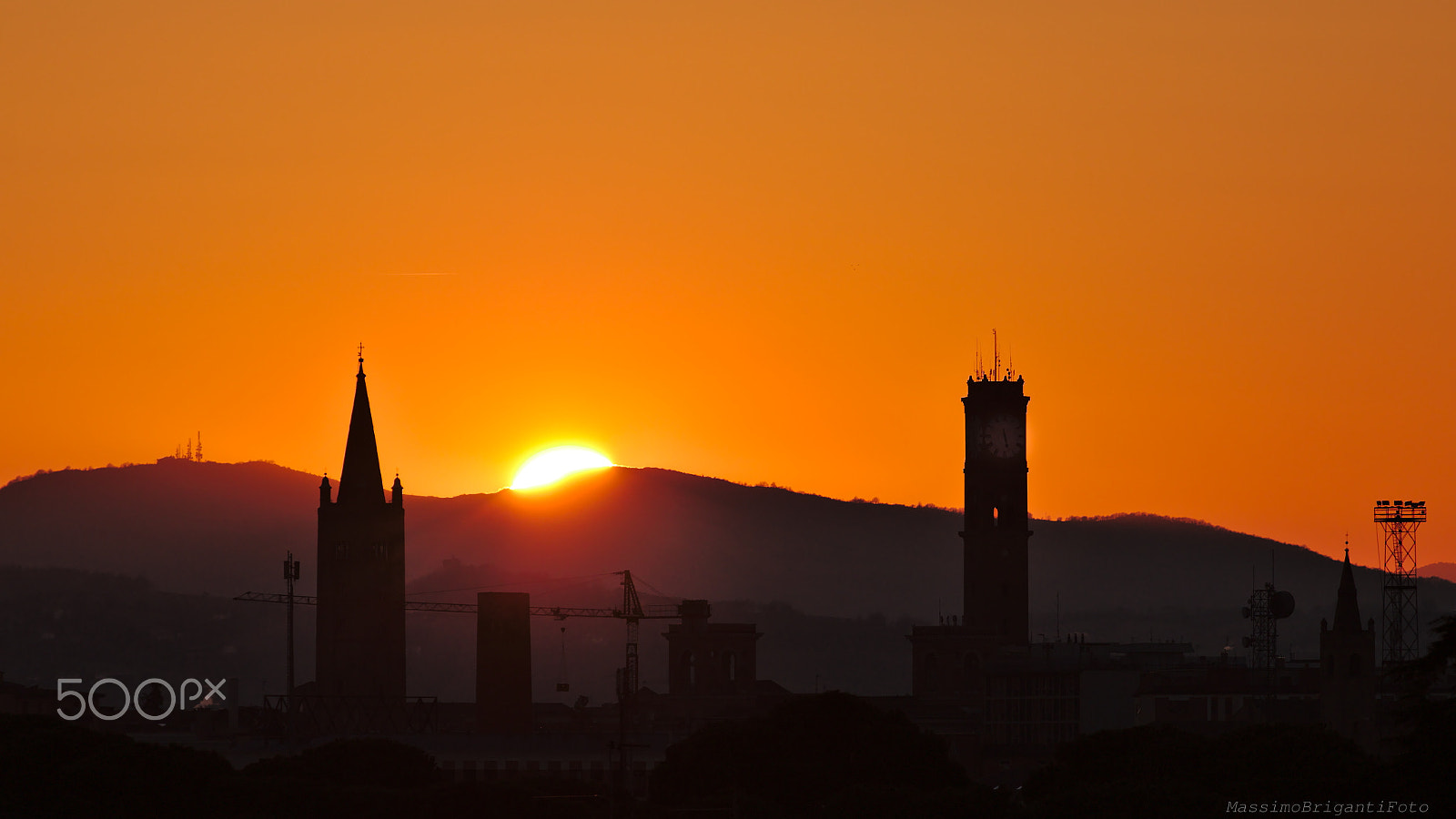 Canon EOS 70D + Tamron SP 35mm F1.8 Di VC USD sample photo. Forlì sunset photography