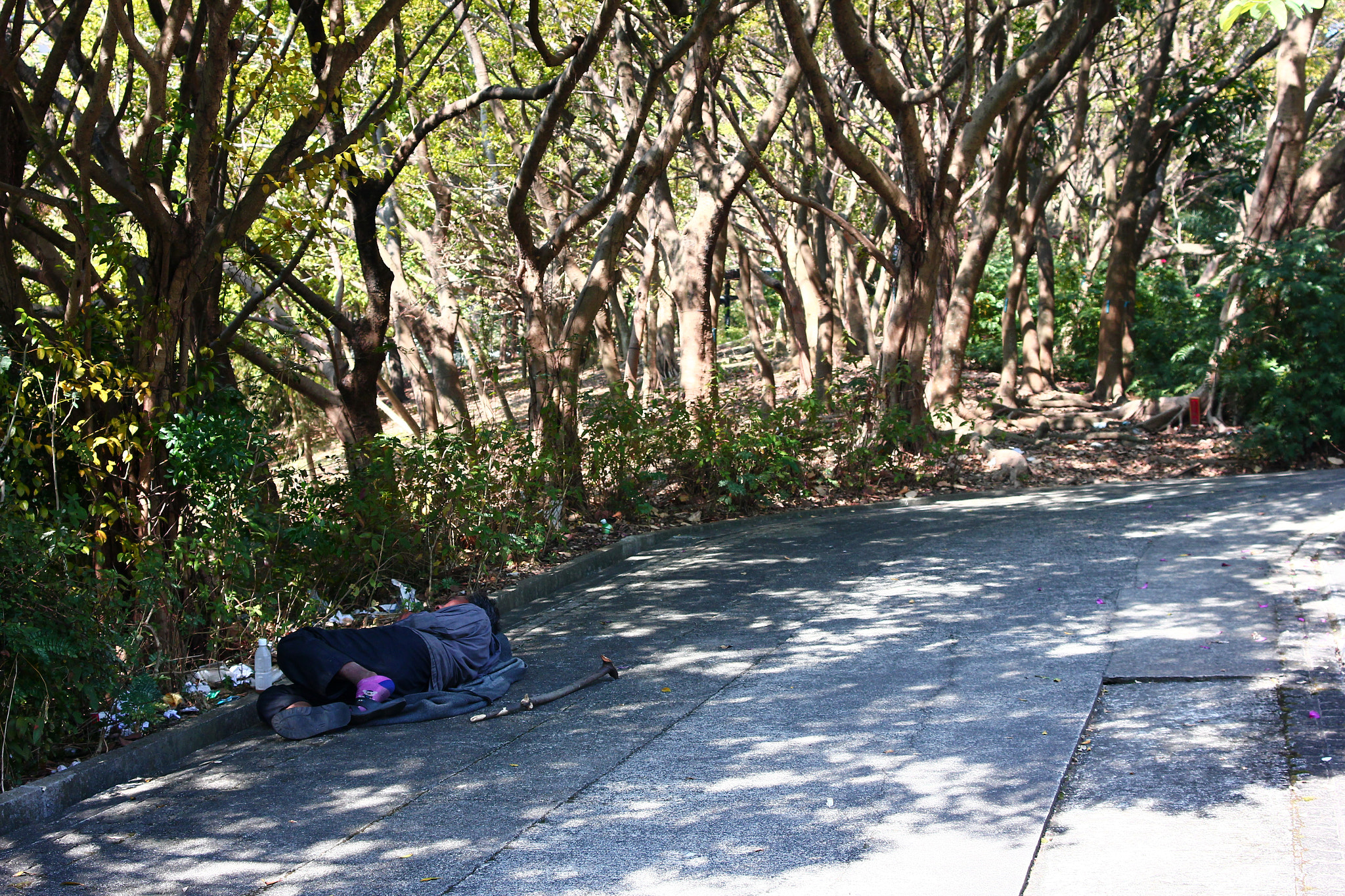 Canon EF 35-80mm f/4-5.6 sample photo. Homeless photography