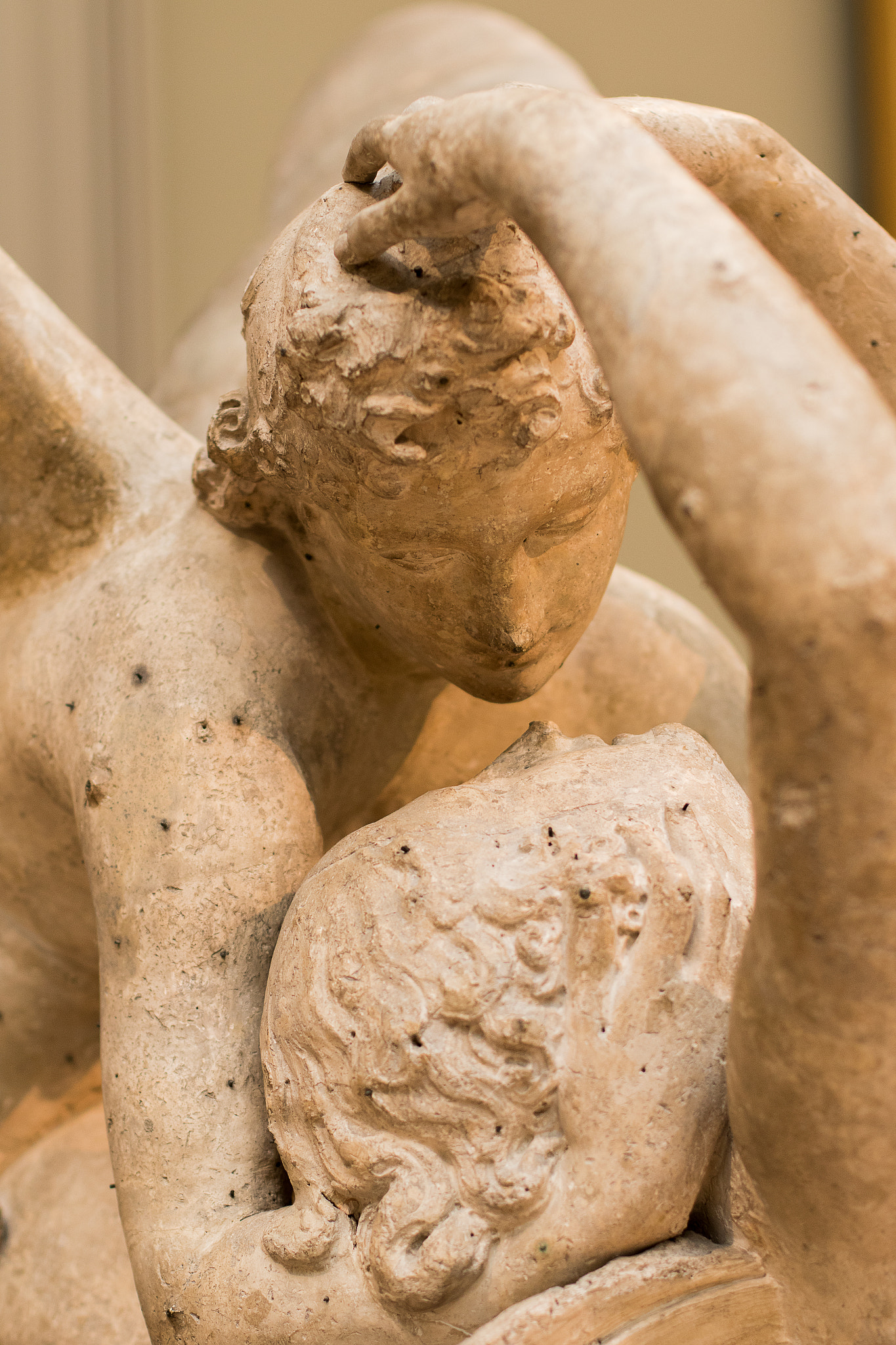 Canon EOS 7D Mark II sample photo. Detail of cupid and psyche sculpture photography