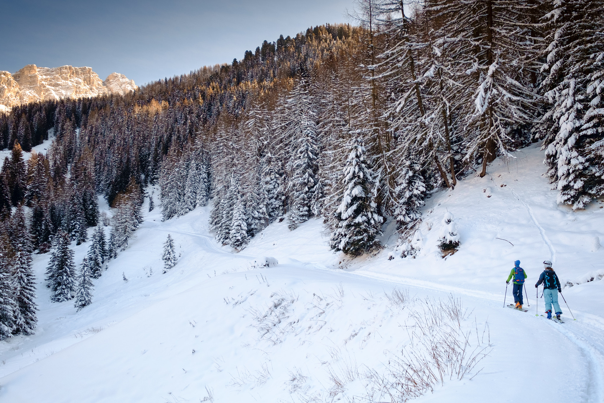 Fujifilm X-E1 sample photo. Tour of monte sief on skis photography