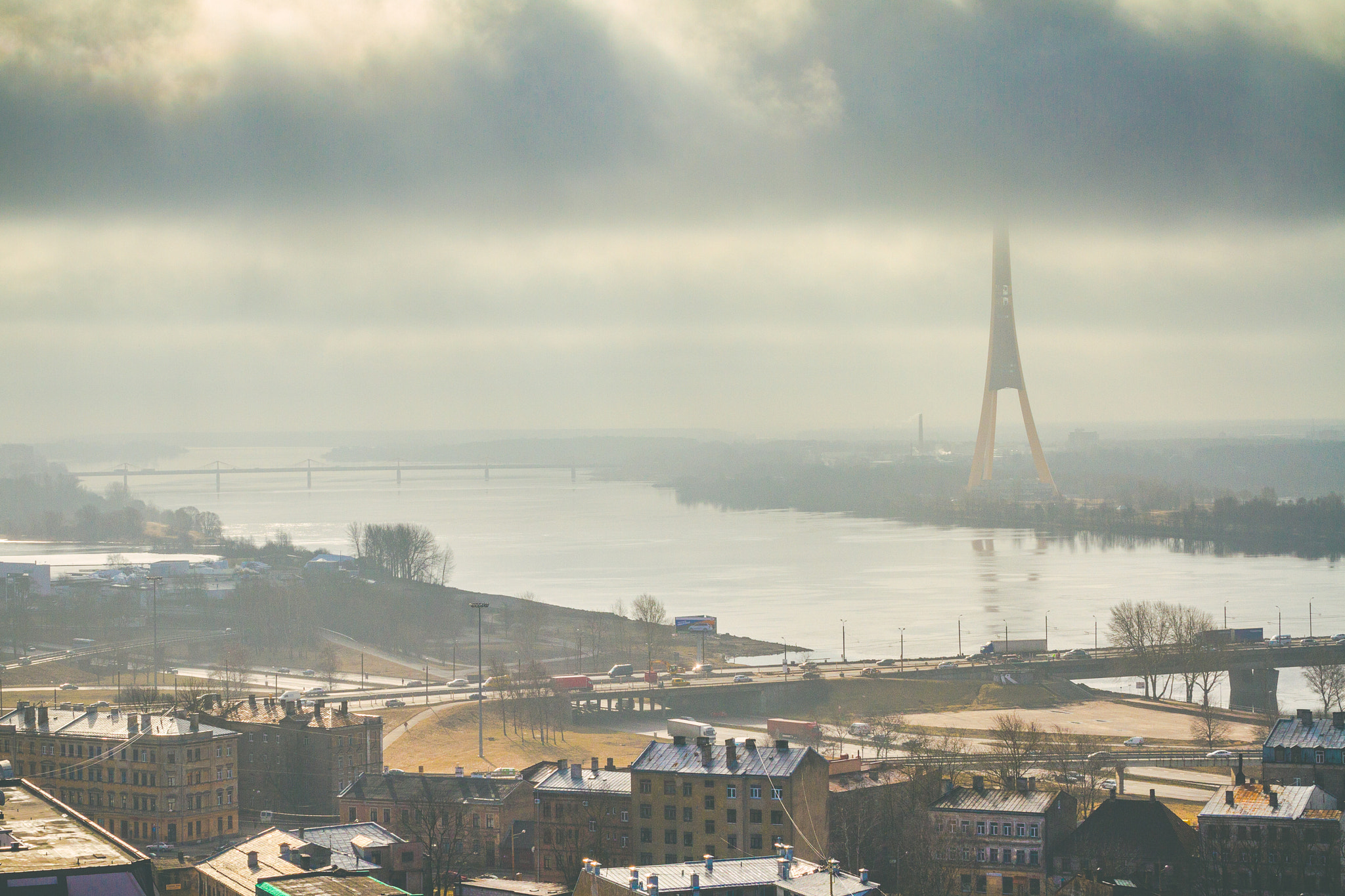 Sigma 50mm F1.4 EX DG HSM sample photo. Good morning in riga photography