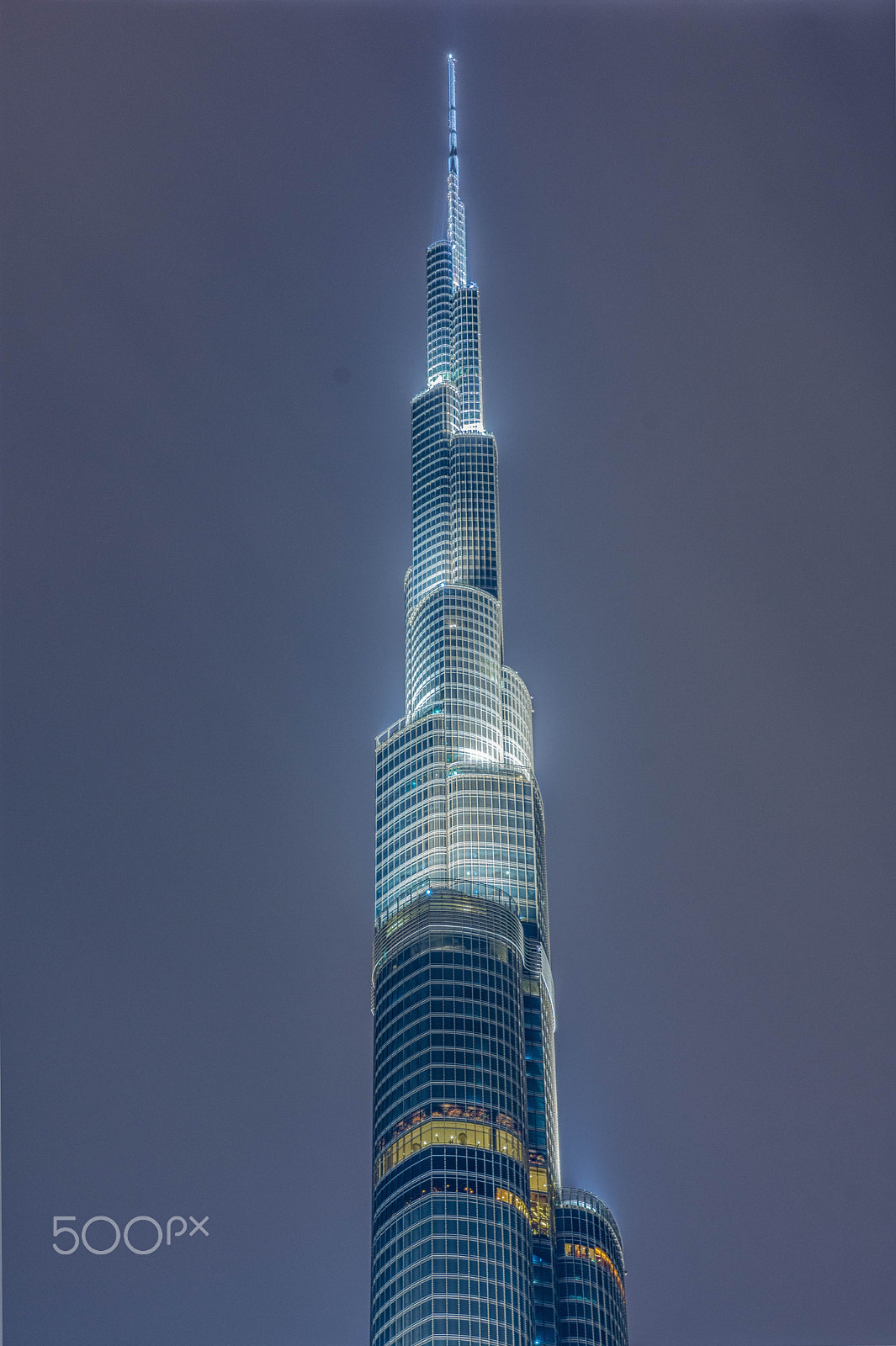 Nikon D7200 + Sigma 24-70mm F2.8 EX DG HSM sample photo. Burj khalifa top photography