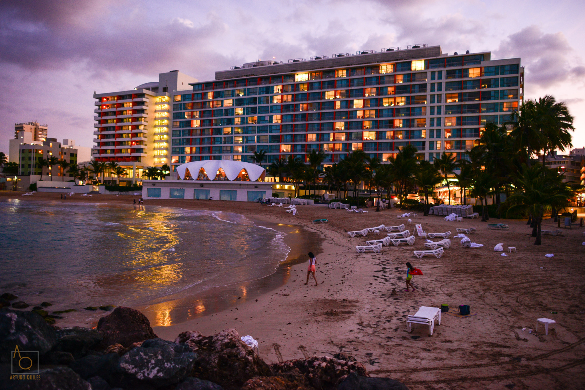 Nikon D800 sample photo. Sunset at a city beach photography