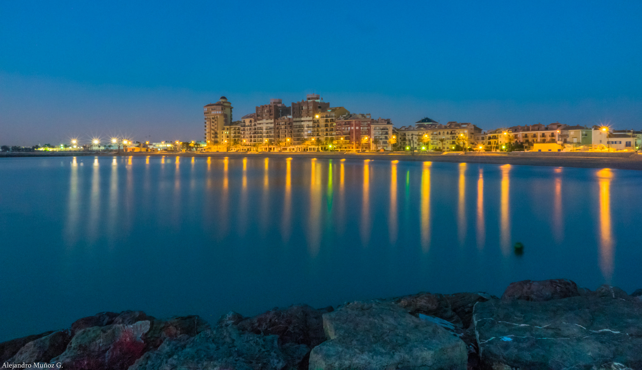 Sony Cyber-shot DSC-RX10 sample photo. Blue hour in port splaya alboraya (valencia) photography