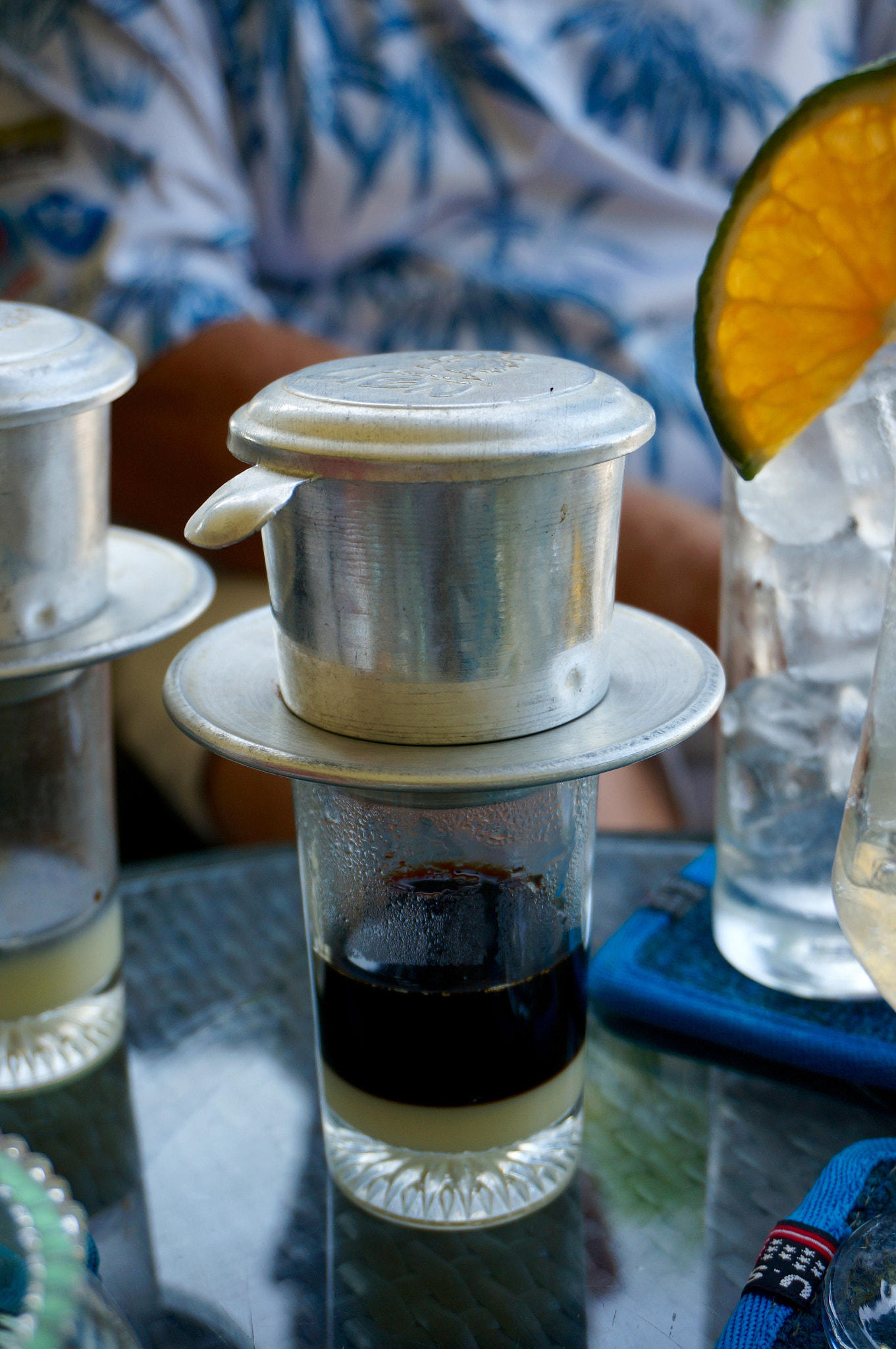 Sony Alpha NEX-5T + Sony E 18-50mm F4-5.6 sample photo. Cafe sua da--best vietnamese coffee photography