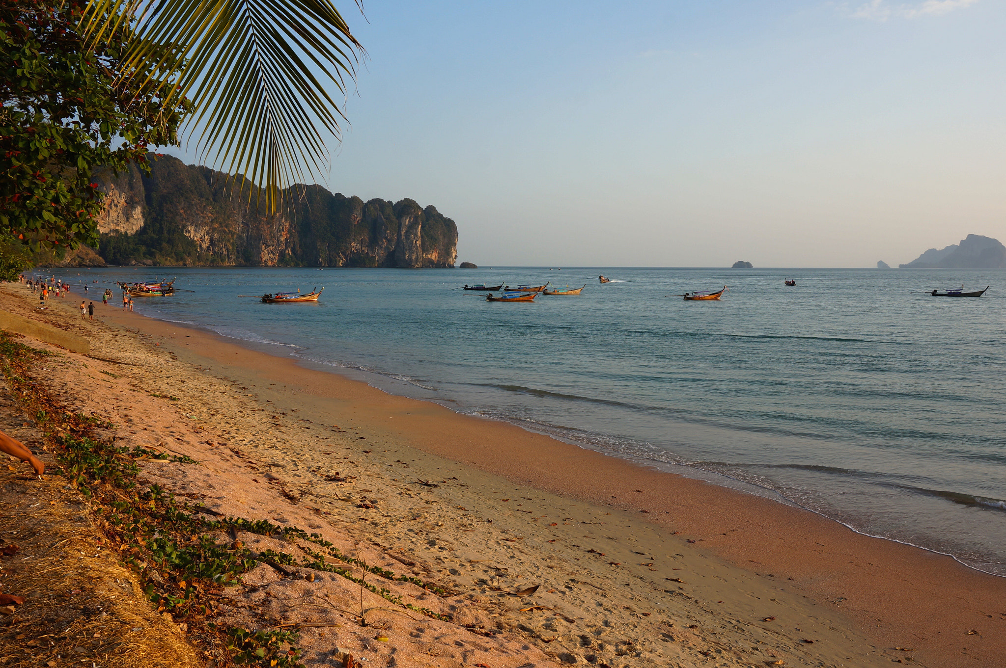 Sony Alpha NEX-5T sample photo. Ao nang beach sunset photography