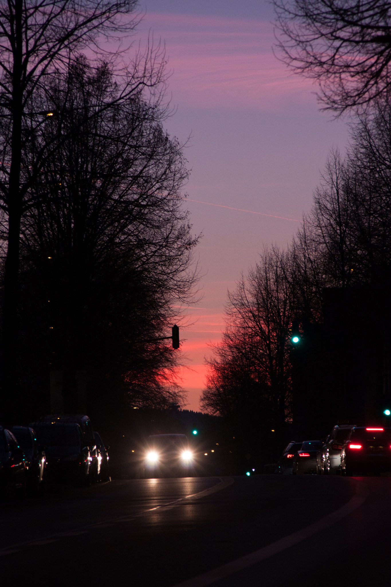 Canon TS-E 90mm F2.8 Tilt-Shift sample photo. City lights and sunset in aachen photography