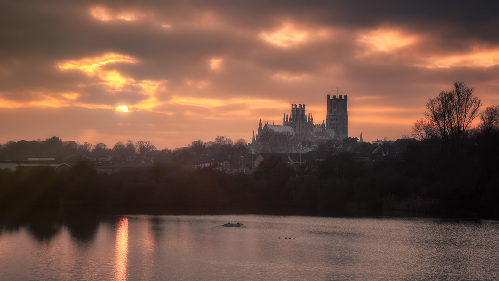 Sony a7 sample photo. Ely sunset photography