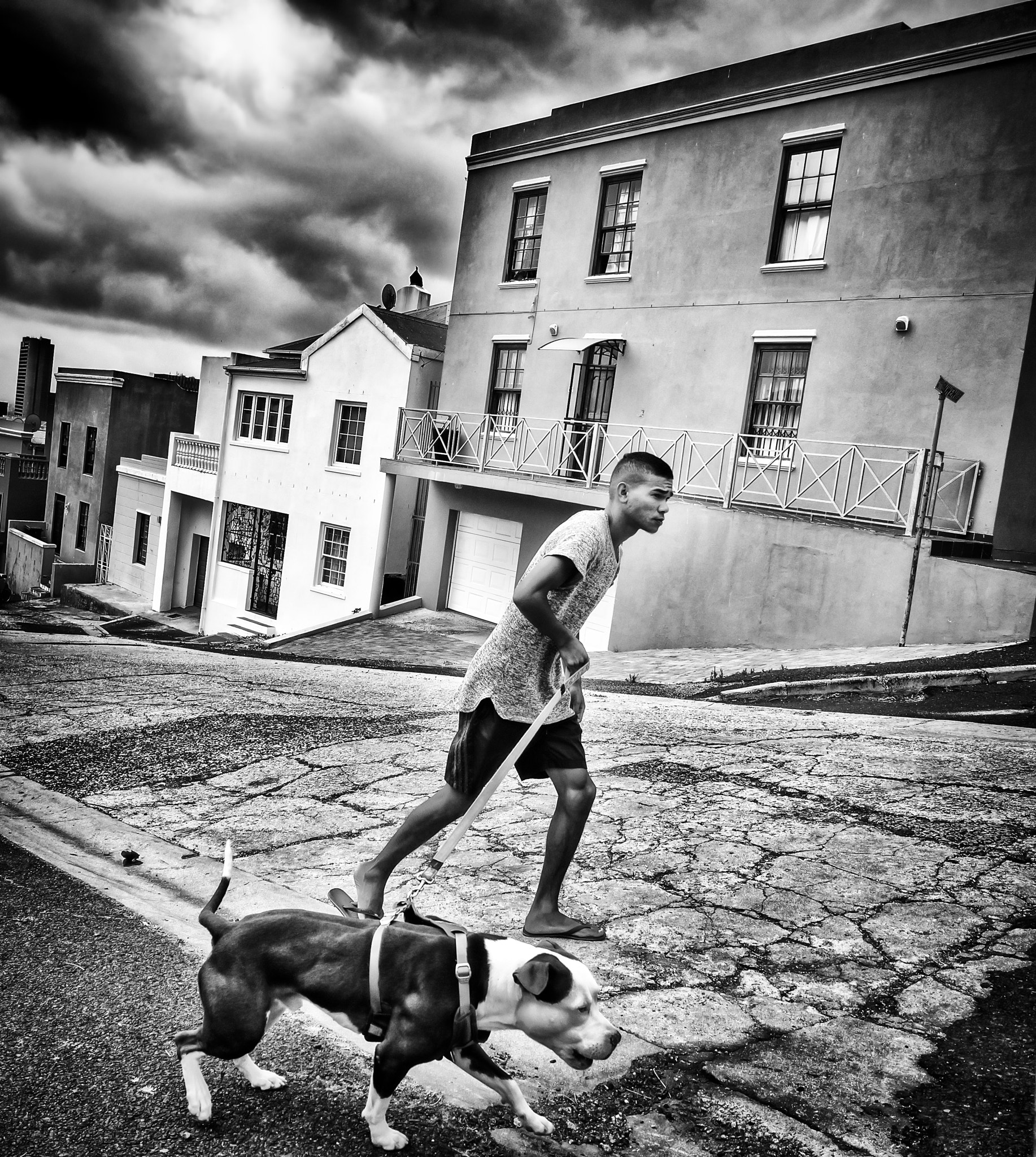Olympus OM-D E-M10 + Olympus M.Zuiko Digital ED 12-40mm F2.8 Pro sample photo. Raw life contrasts of bo-kaap photography