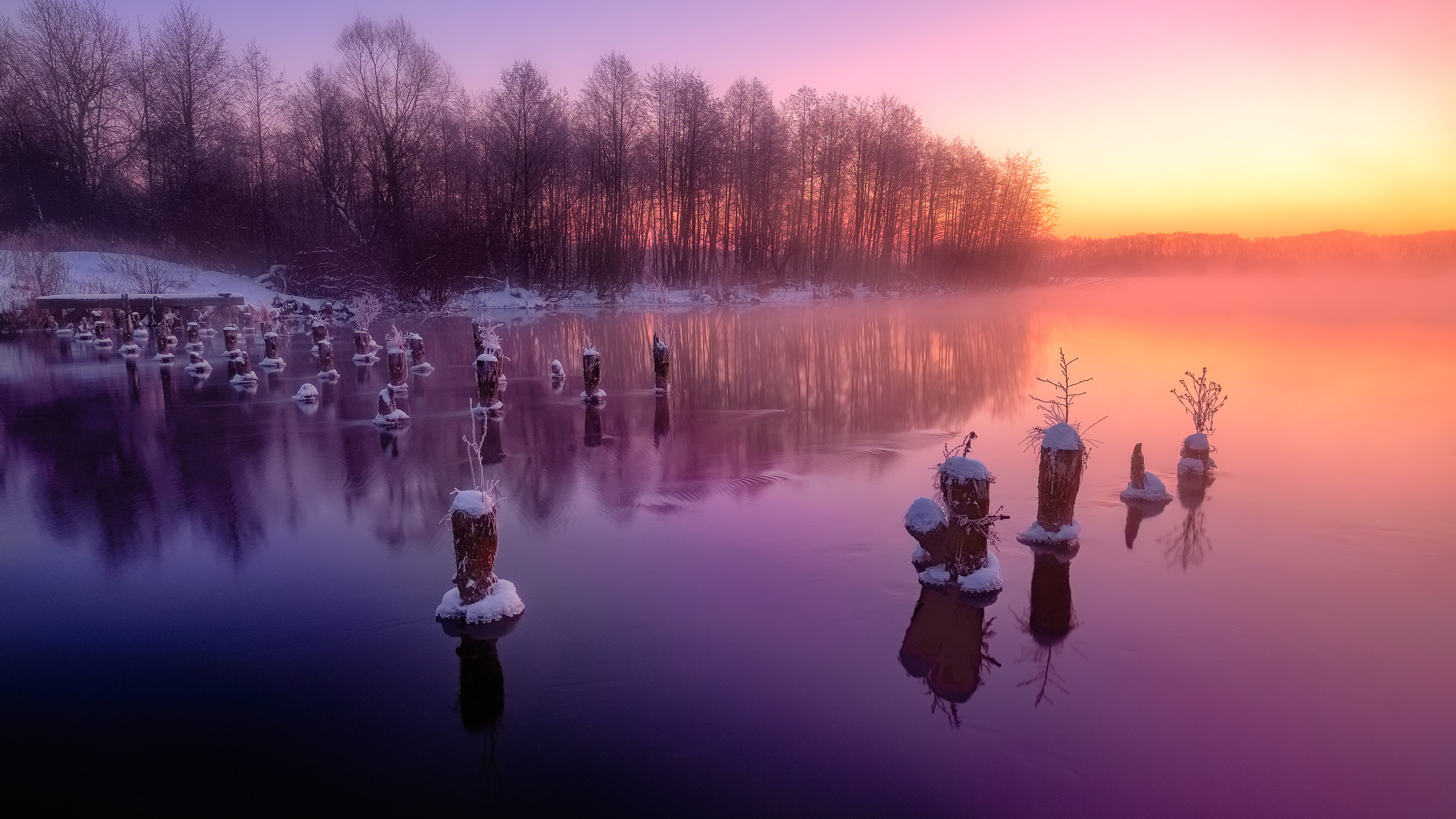 Fujifilm X-T10 + Fujifilm XF 10-24mm F4 R OIS sample photo. Morning on shatura lakes photography