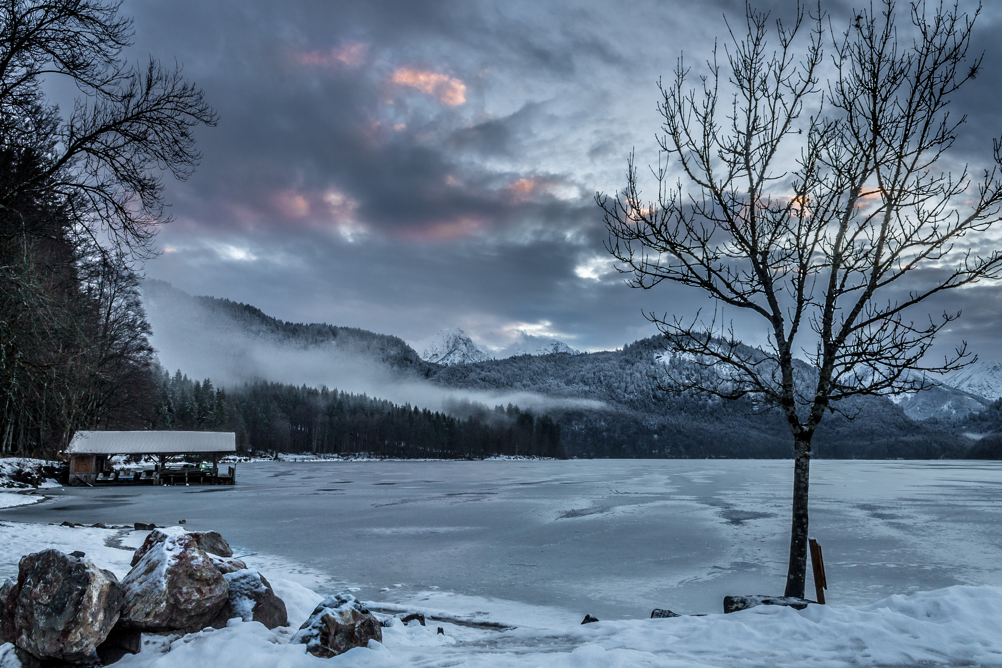Canon EF-S 18-55mm F3.5-5.6 IS sample photo. Misty alpsee ii photography