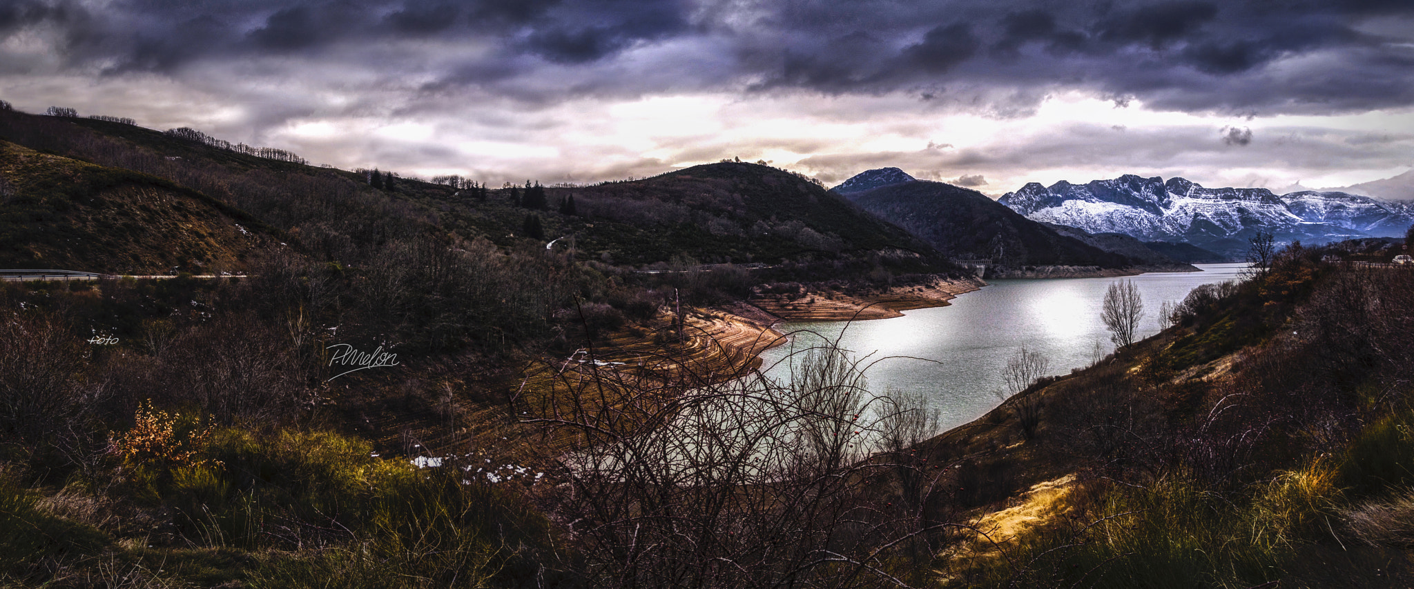 Tamron 16-300mm F3.5-6.3 Di II VC PZD Macro sample photo. Embalse del porma 3 images pano photography