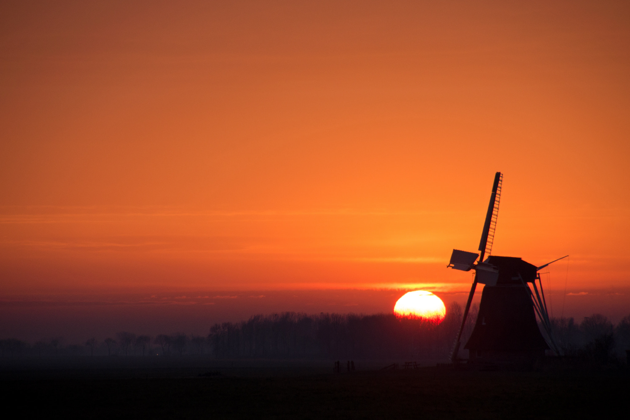 Sony a99 II sample photo. Sunset in groningen photography