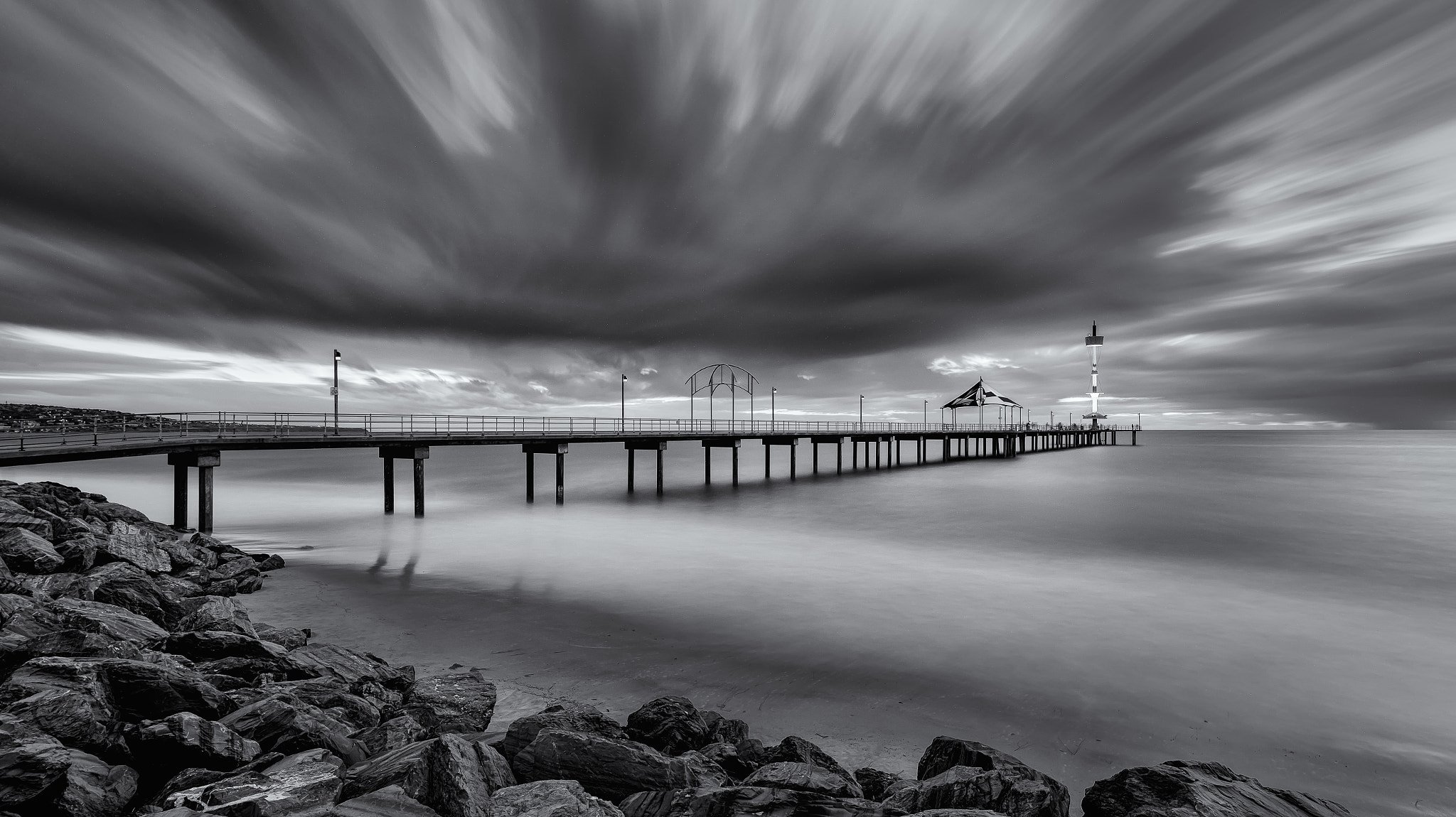 Tamron SP 15-30mm F2.8 Di VC USD sample photo. Dusk at brighton beach photography