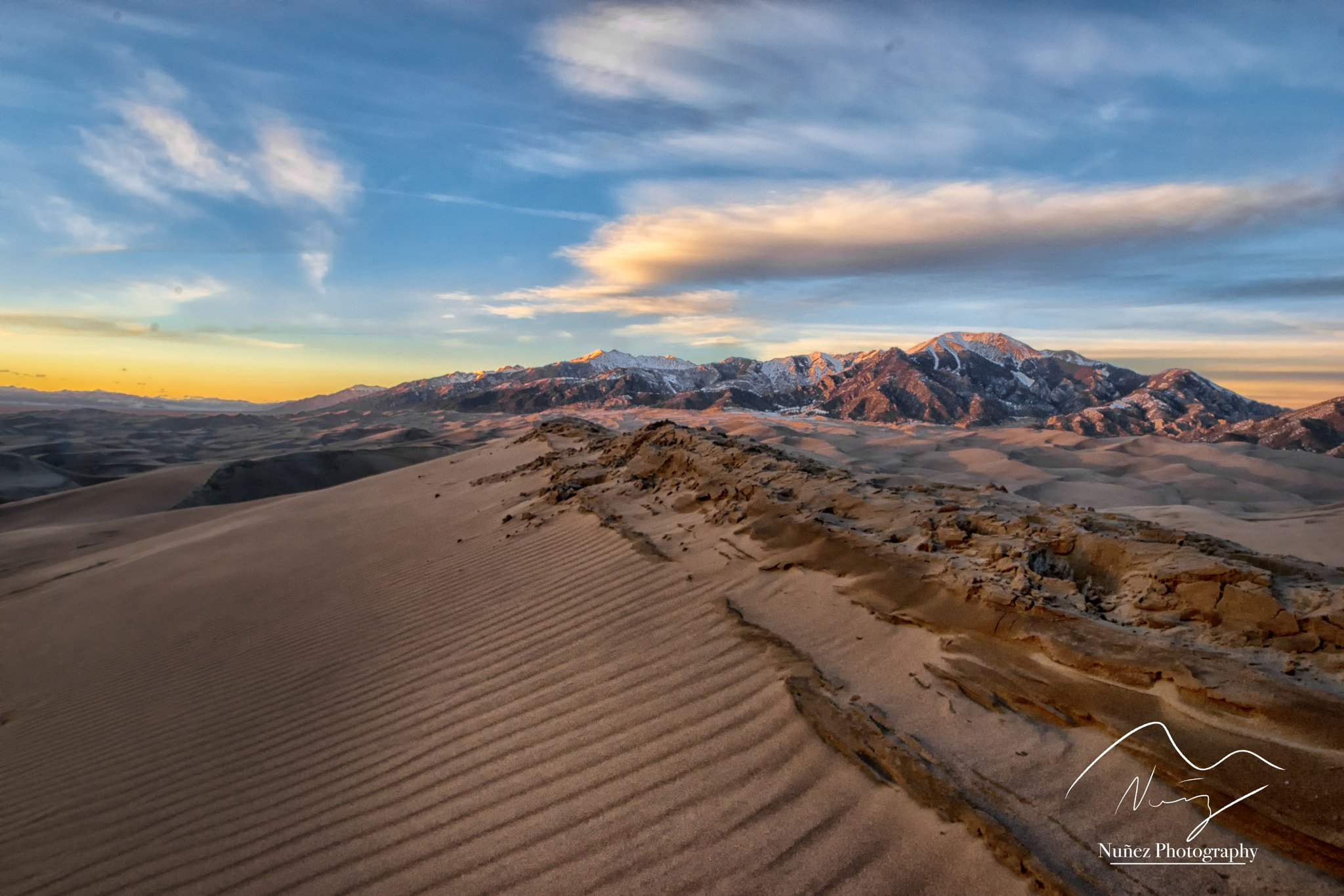 Samyang 14mm F2.8 ED AS IF UMC sample photo. Great sand dunes + sangre de cristos photography