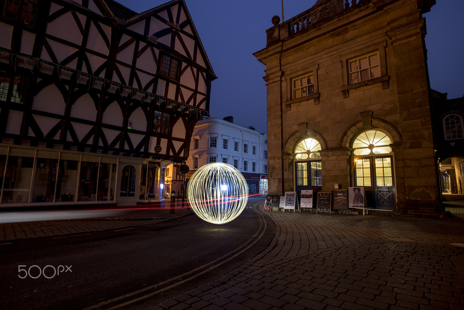 Nikon AF-S Nikkor 17-35mm F2.8D ED-IF sample photo. Ludlow lights photography
