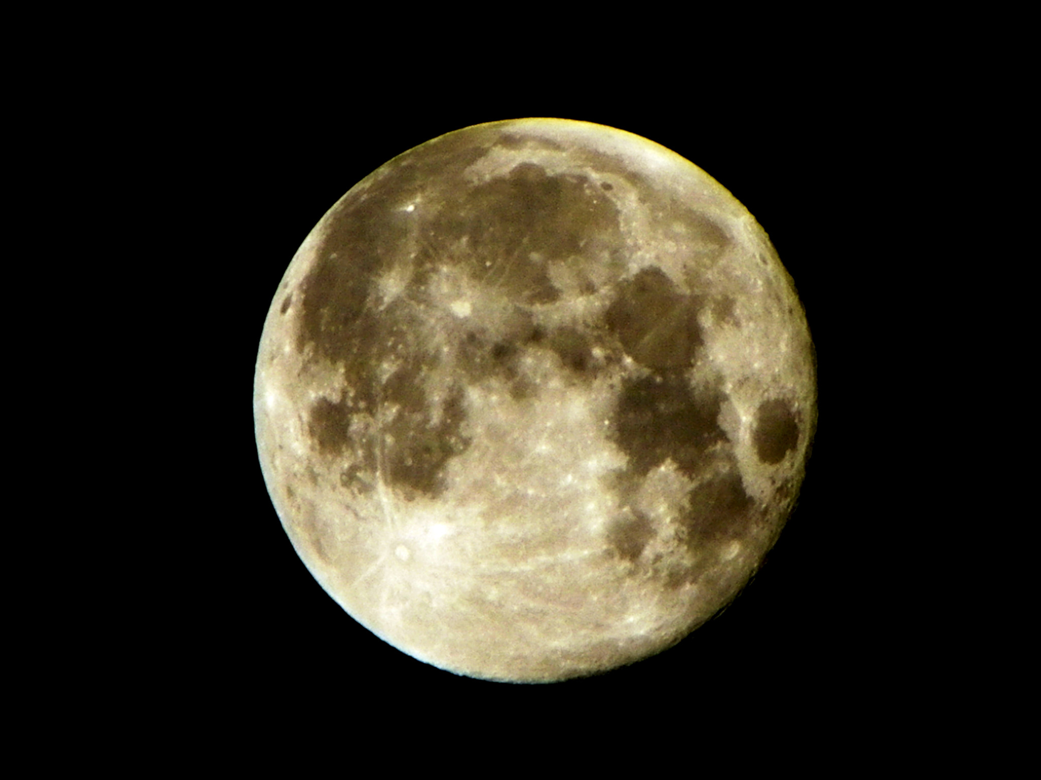 Pentax X90 sample photo. Full moon. photography