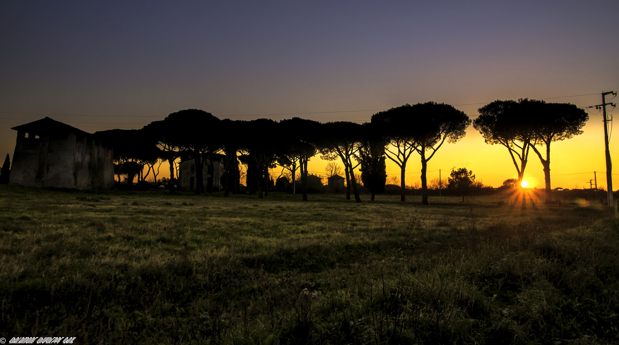 Nikon D300 sample photo. Tramonti romani photography