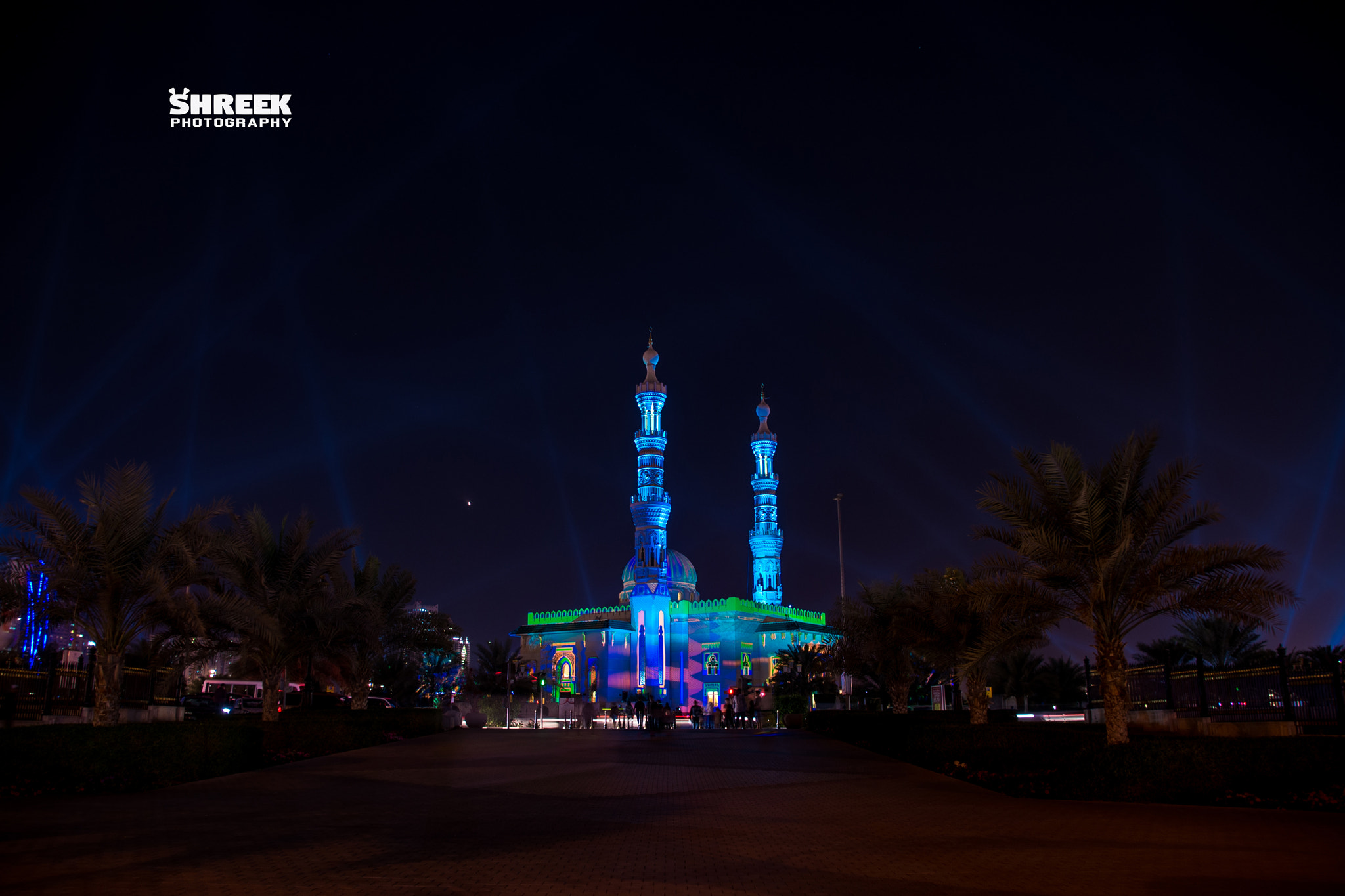 Nikon D610 sample photo. Lighten mosque in dark photography