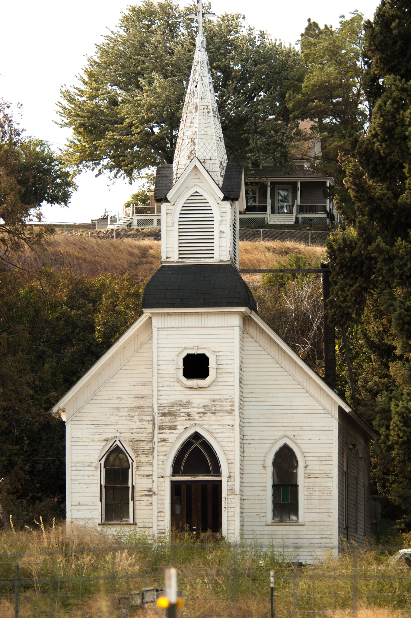 Nikon D70s sample photo. Rural church photography