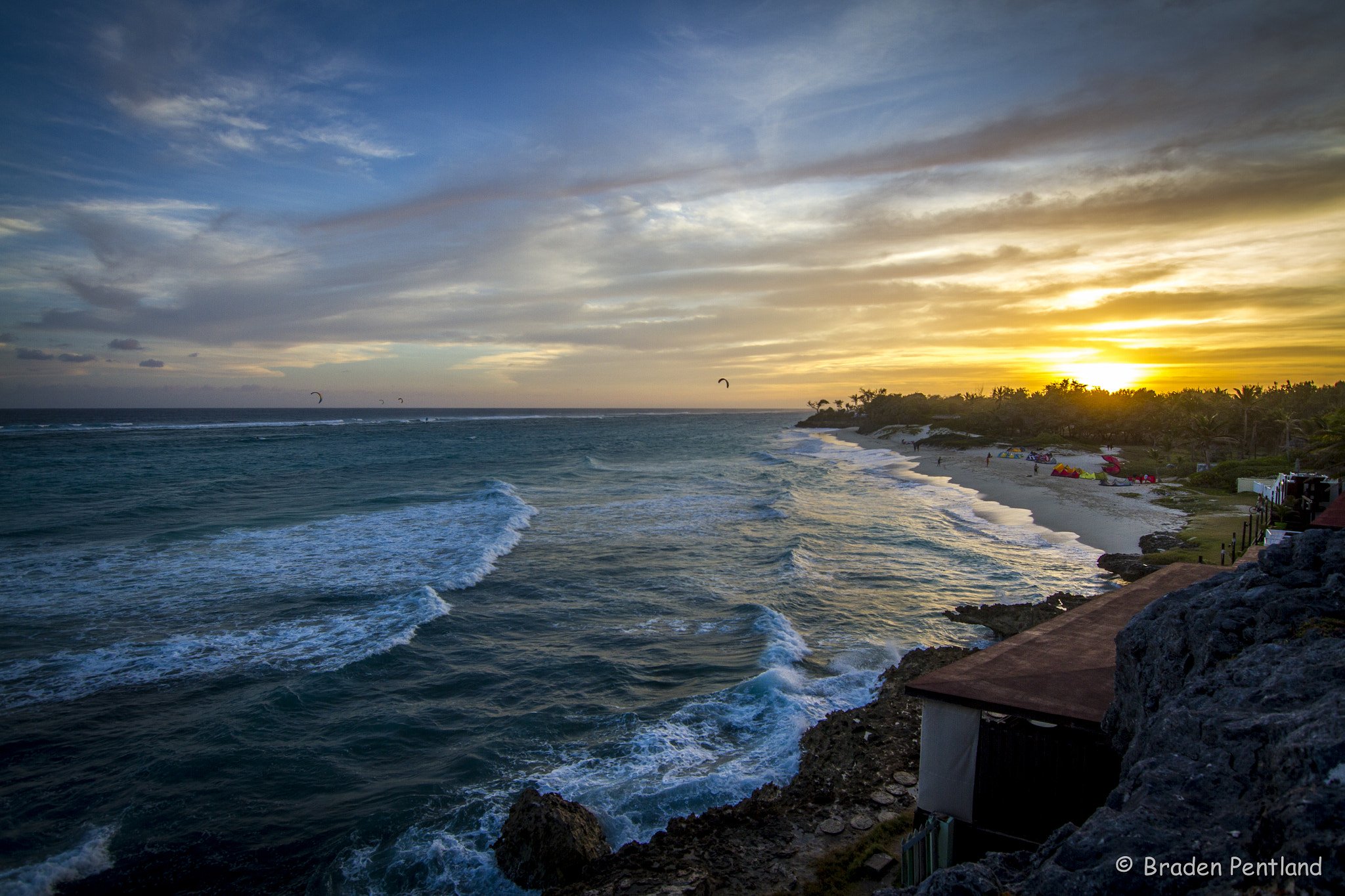 Canon EOS 7D sample photo. Sunset over silver rock beach photography